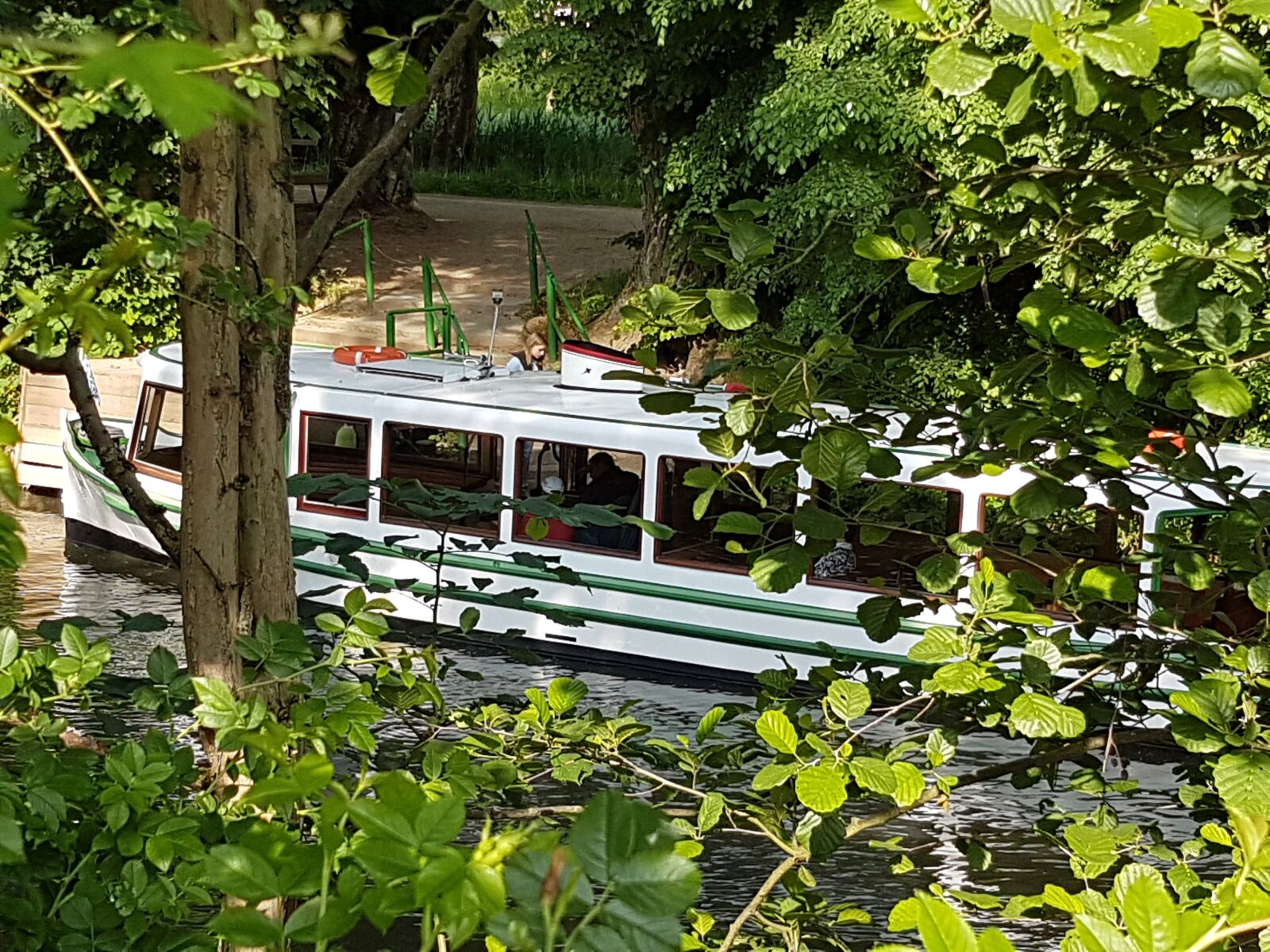 Samsung Galaxy S7 Edge sample photo. River, boat, bad kissingen photography