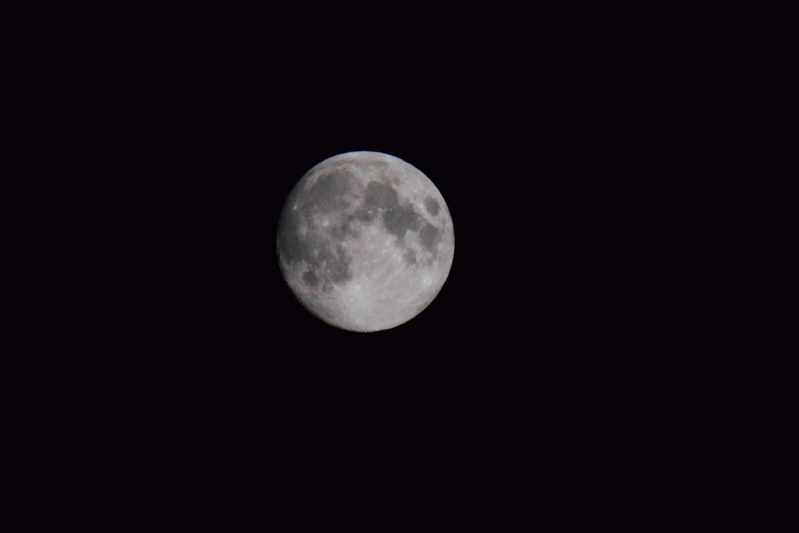 Canon EOS 7D + 150-600mm F5-6.3 DG OS HSM | Sports 014 sample photo. Moon, full moon, night photography