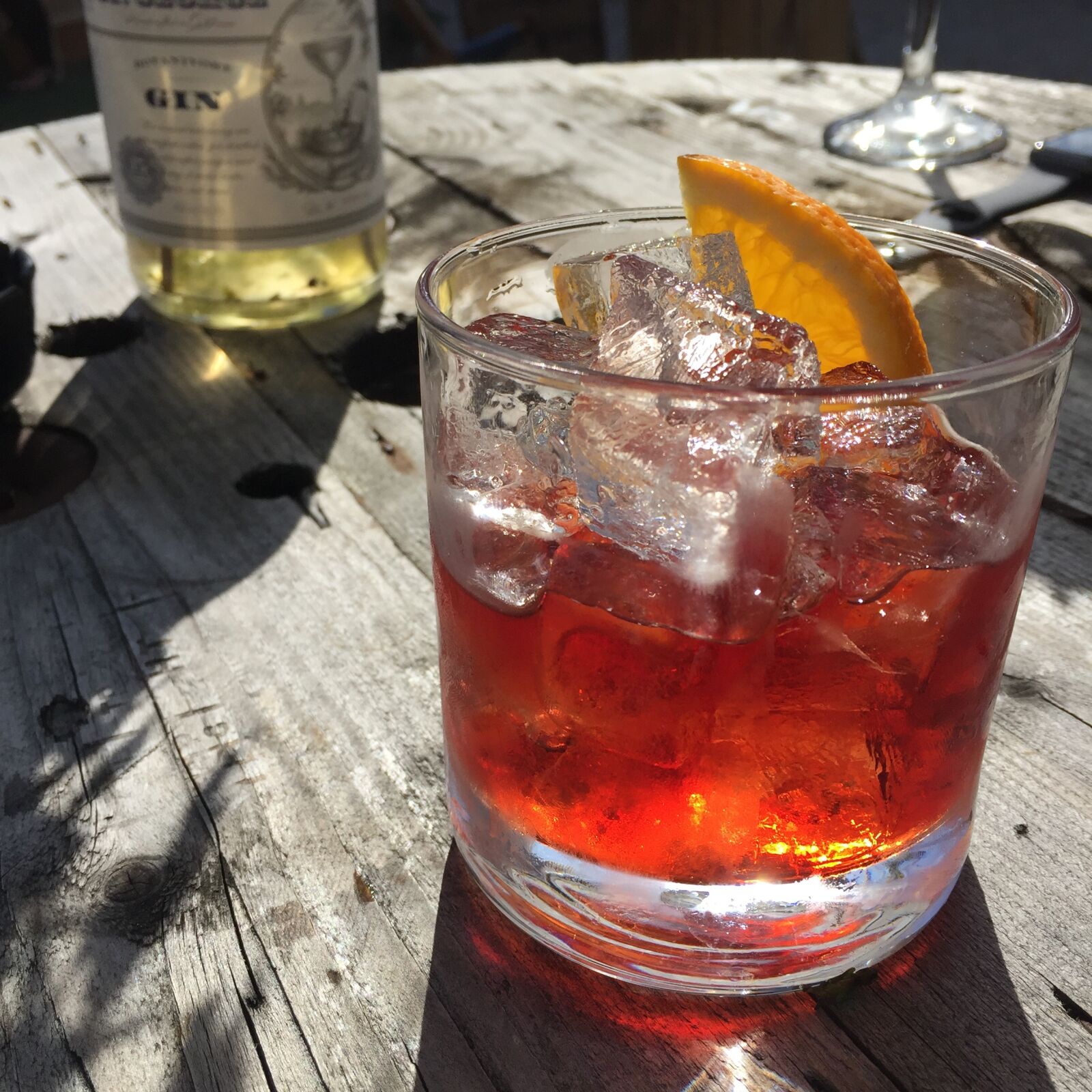 Apple iPhone 6 sample photo. Negroni, drink, cocktail photography