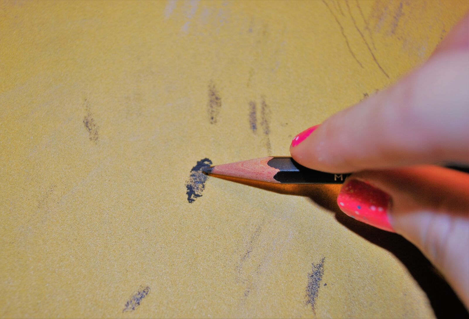 Nikon D60 sample photo. Drawing, sharpen, sandpaper photography