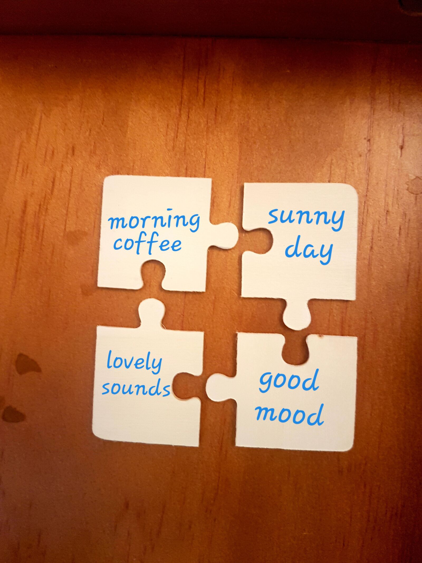 Samsung Galaxy S7 sample photo. The puzzle, coffee, morning photography