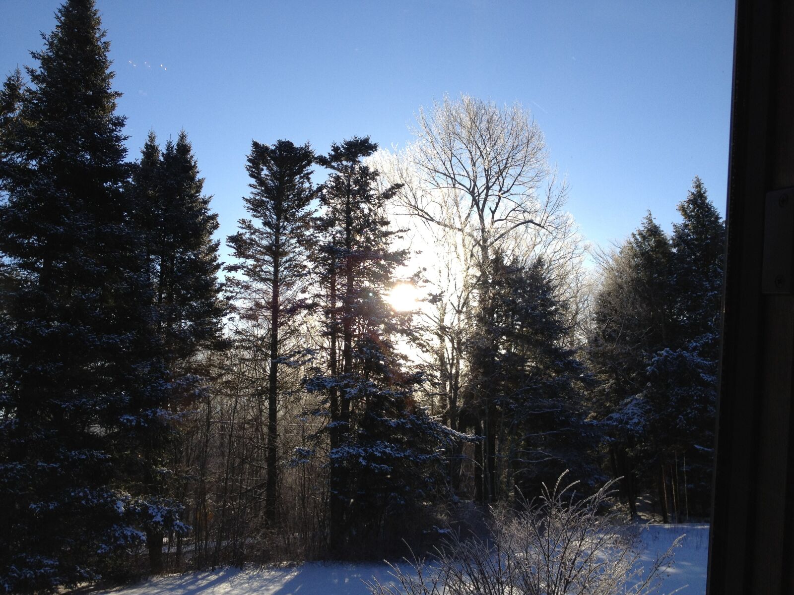 Apple iPhone 4S sample photo. Winter, snow, nature photography