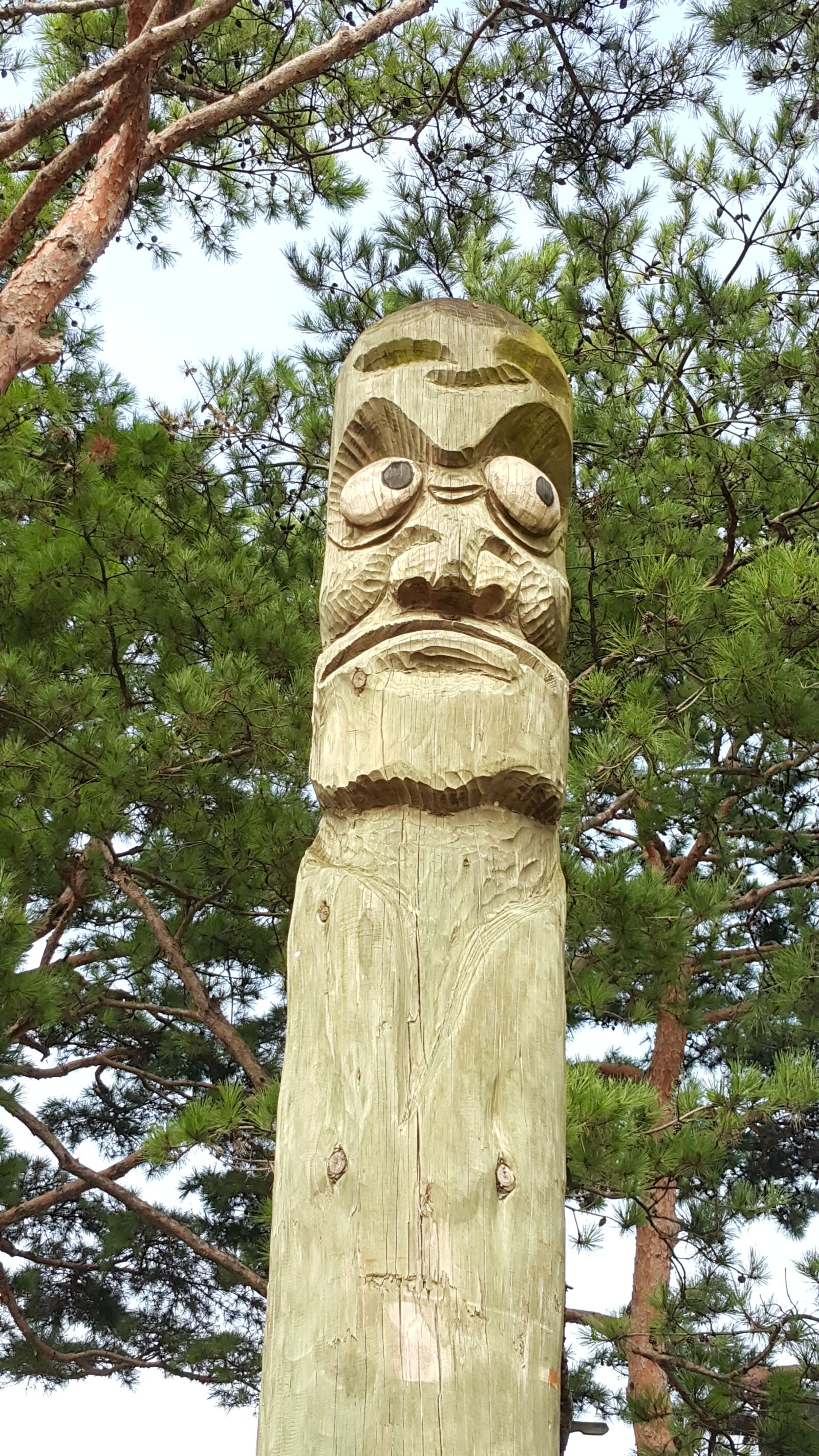 Samsung Galaxy Note4 sample photo. The korean totem pole photography