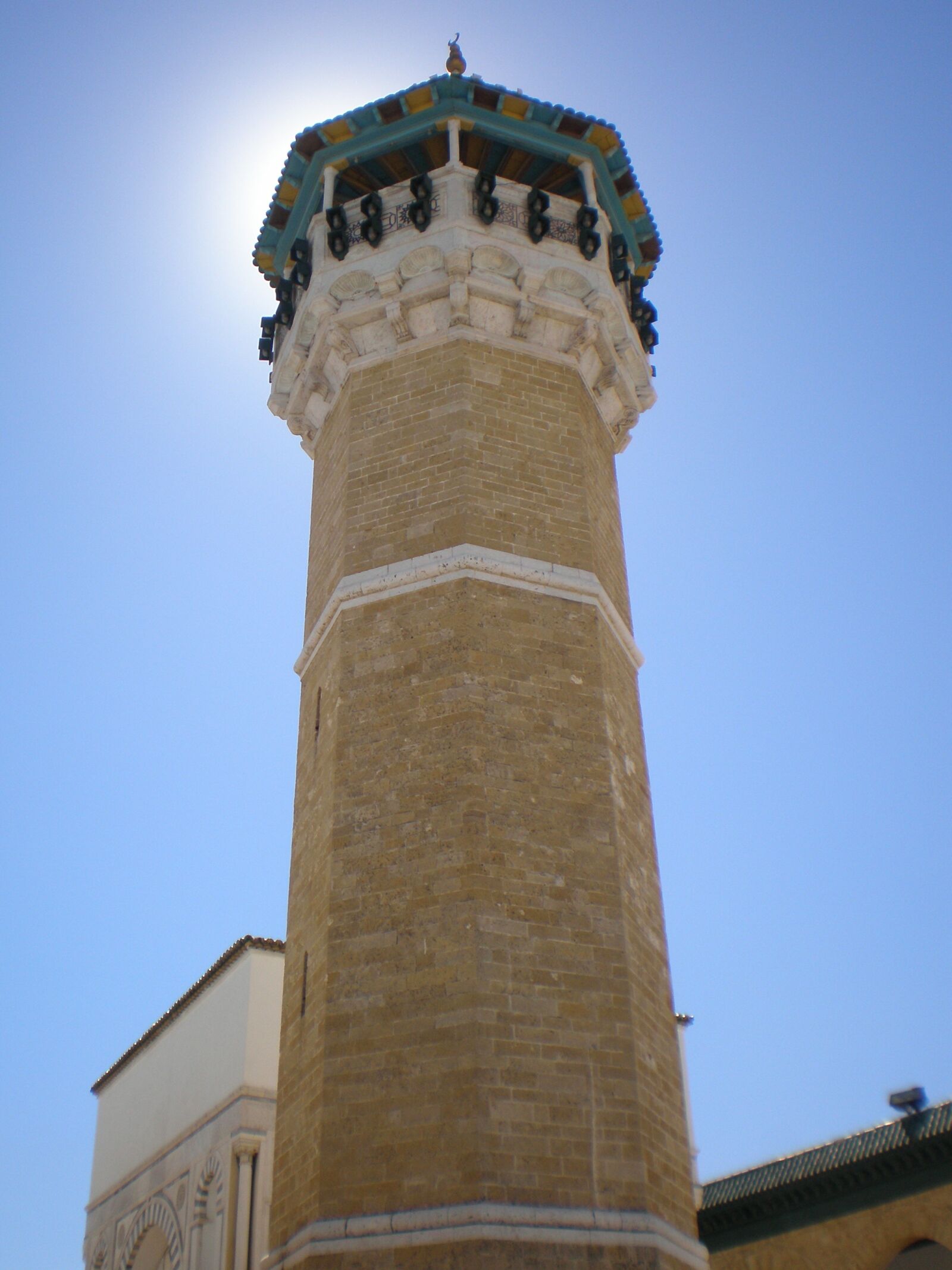 Olympus FE190/X750 sample photo. Minaret, tunisia, arabic photography