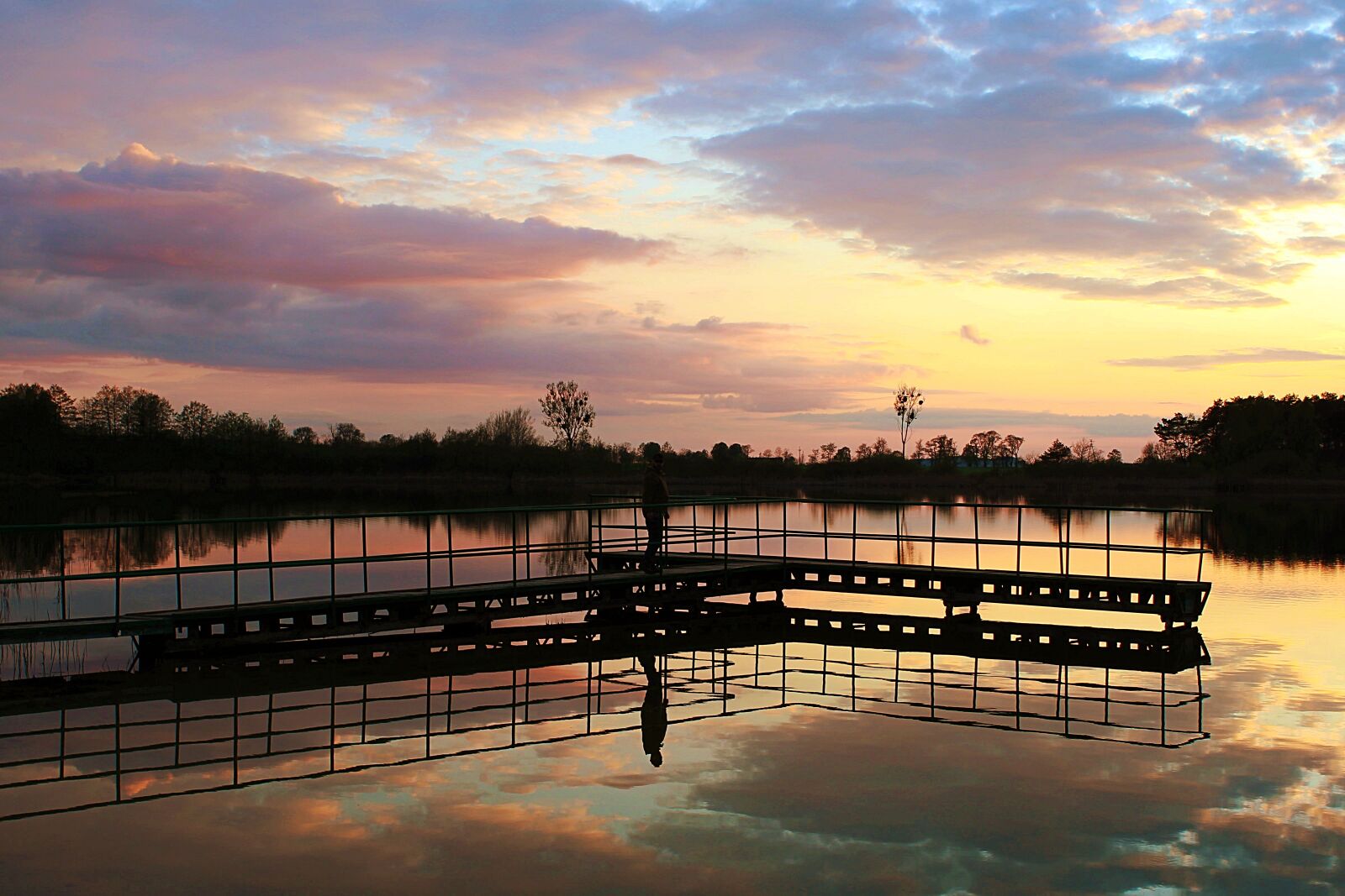 Canon EF 24-70mm F2.8L USM sample photo. Sunset, lake, sky photography