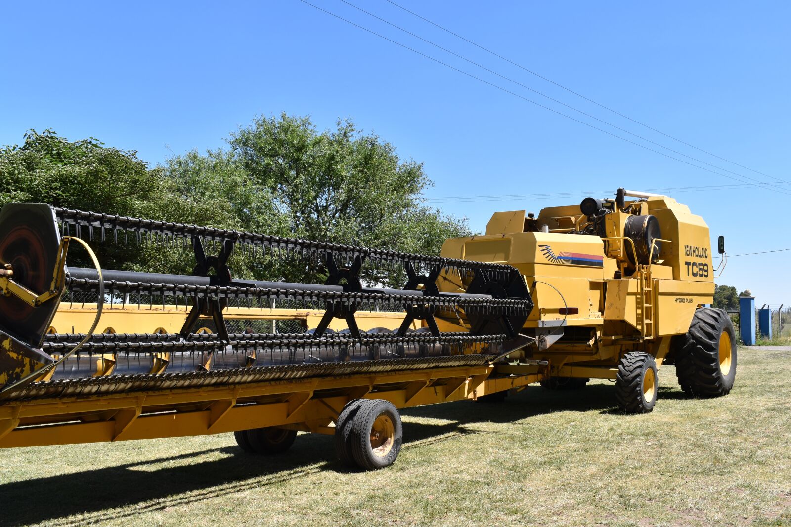 Nikon D5500 sample photo. Combine harvester, agricultural tool photography