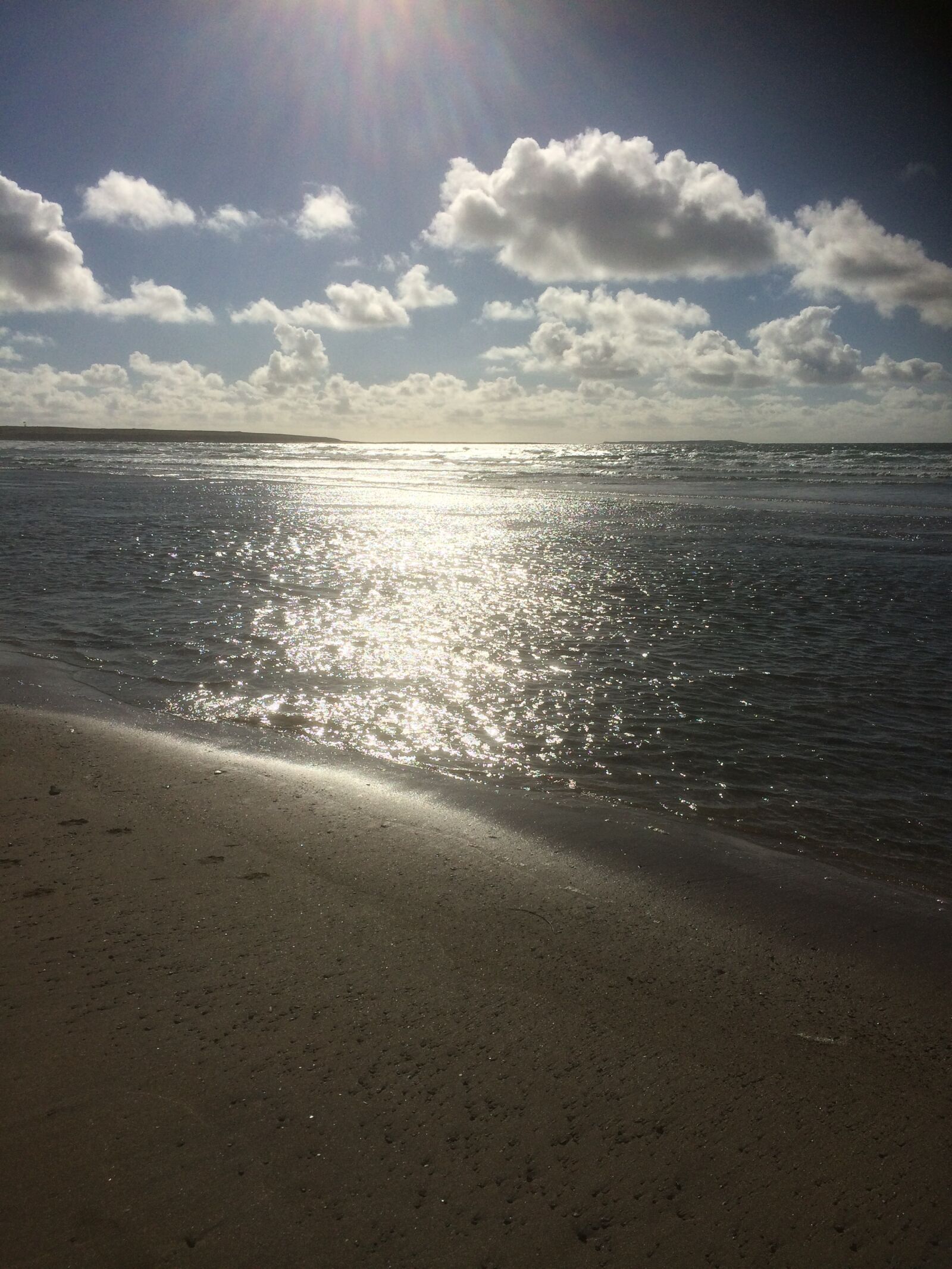 Apple iPhone 5s sample photo. Shimmer, sun, sea, sand photography