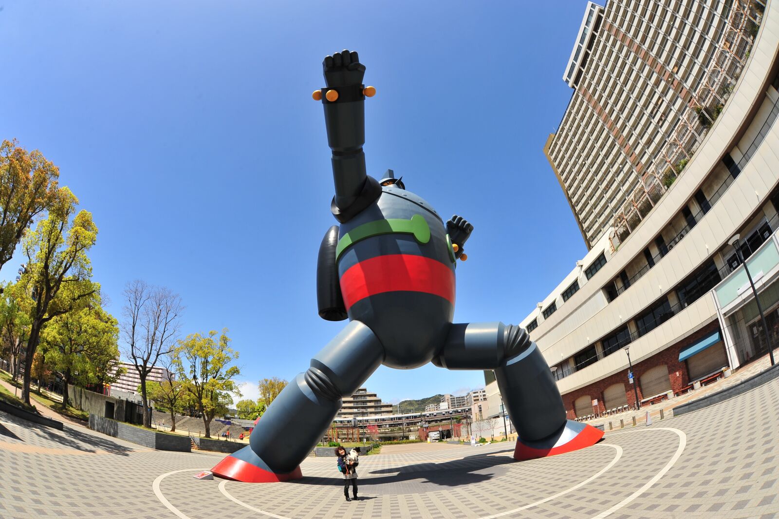 Nikon D700 sample photo. Kobe, tetsujin 28, sky photography