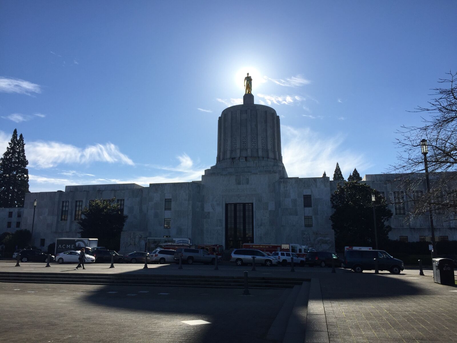 Apple iPhone 6 sample photo. Oregon, state, capitol photography