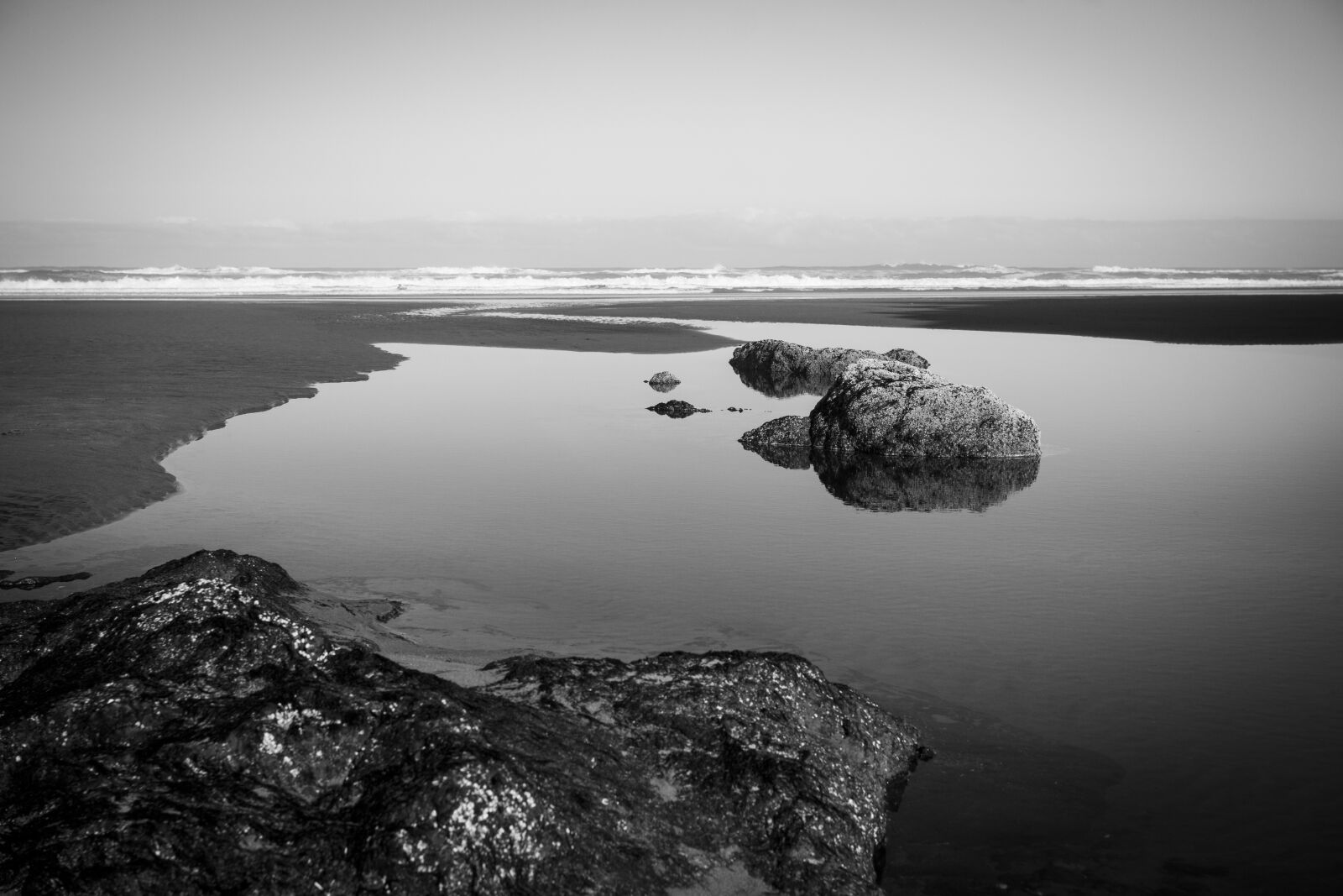 Canon EOS 60D + Sigma 30mm F1.4 EX DC HSM sample photo. Black, and, white, coast photography