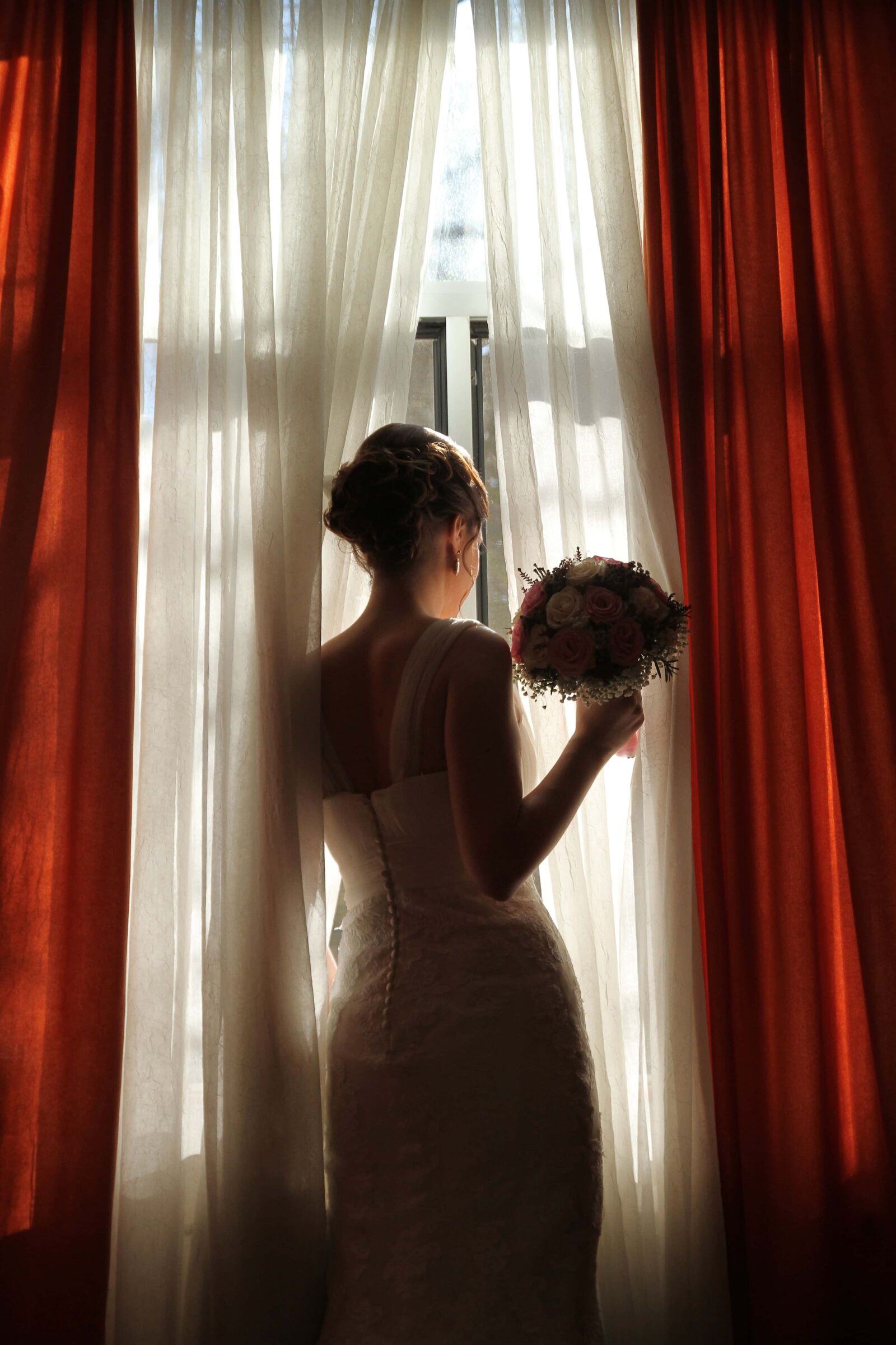 Canon EOS 7D sample photo. Bride, curtain, innocence, pretty photography