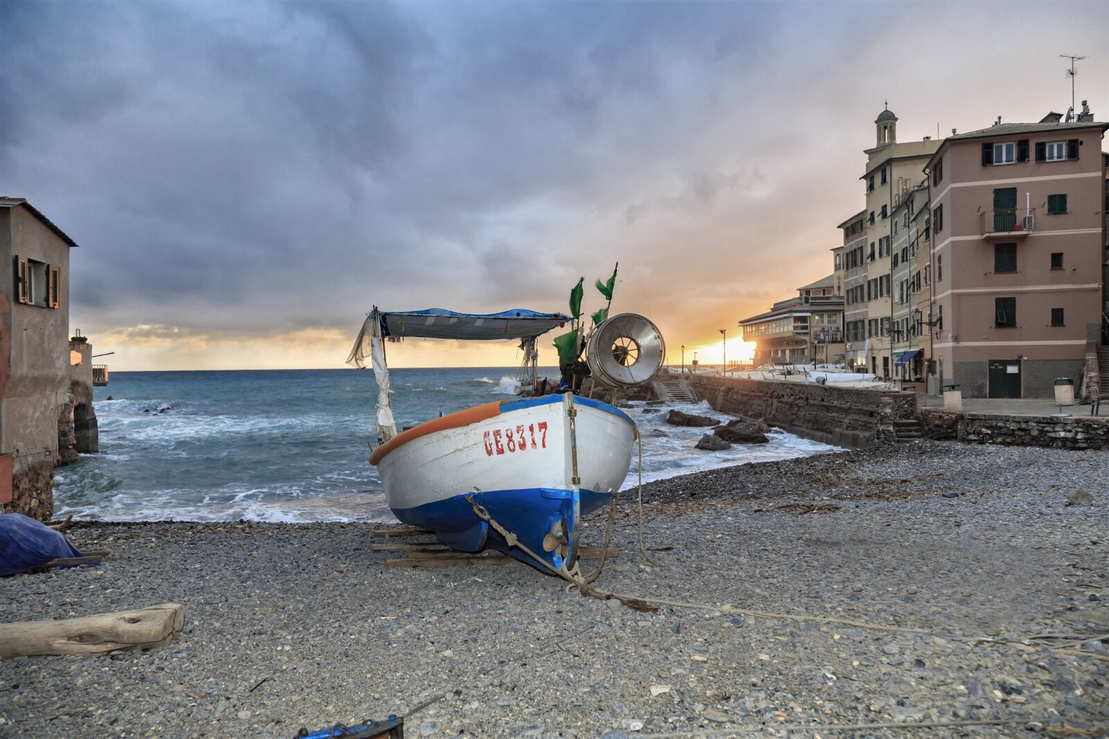 Canon EOS 6D + Canon EF 24-105mm F4L IS USM sample photo. Boccadasse, genoa, liguria photography