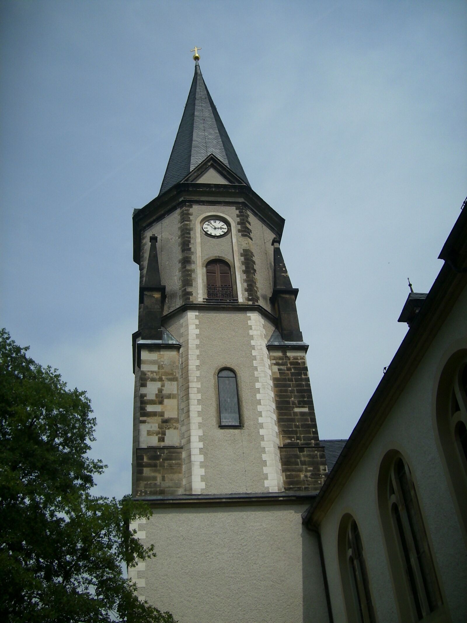 Digital Camera DigitalCAM sample photo. Lengenfeld, city, steeple photography