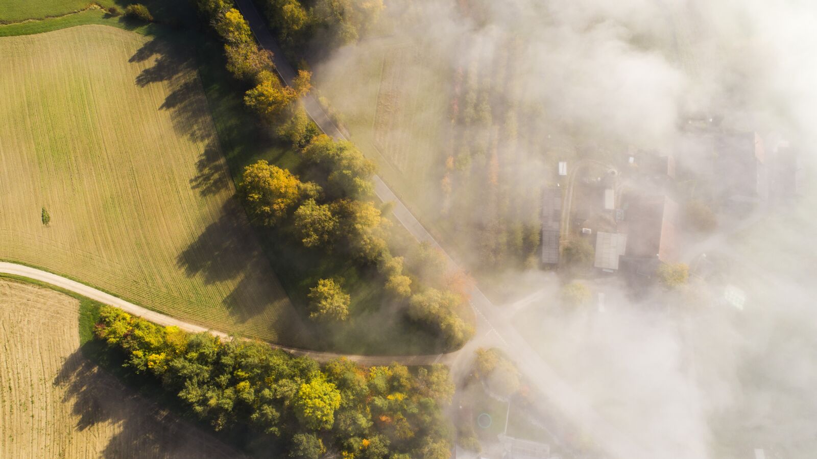 DJI FC6310 sample photo. Above the clouds, fog photography
