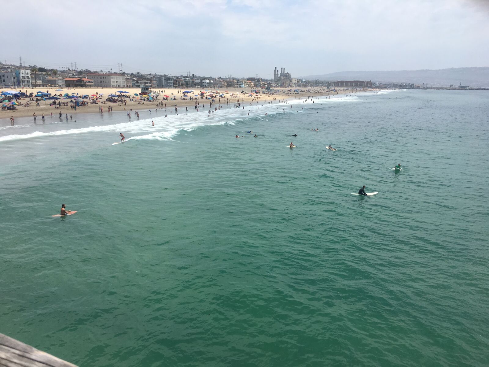 Apple iPhone 6s sample photo. Hermosa beach, california, pelican photography