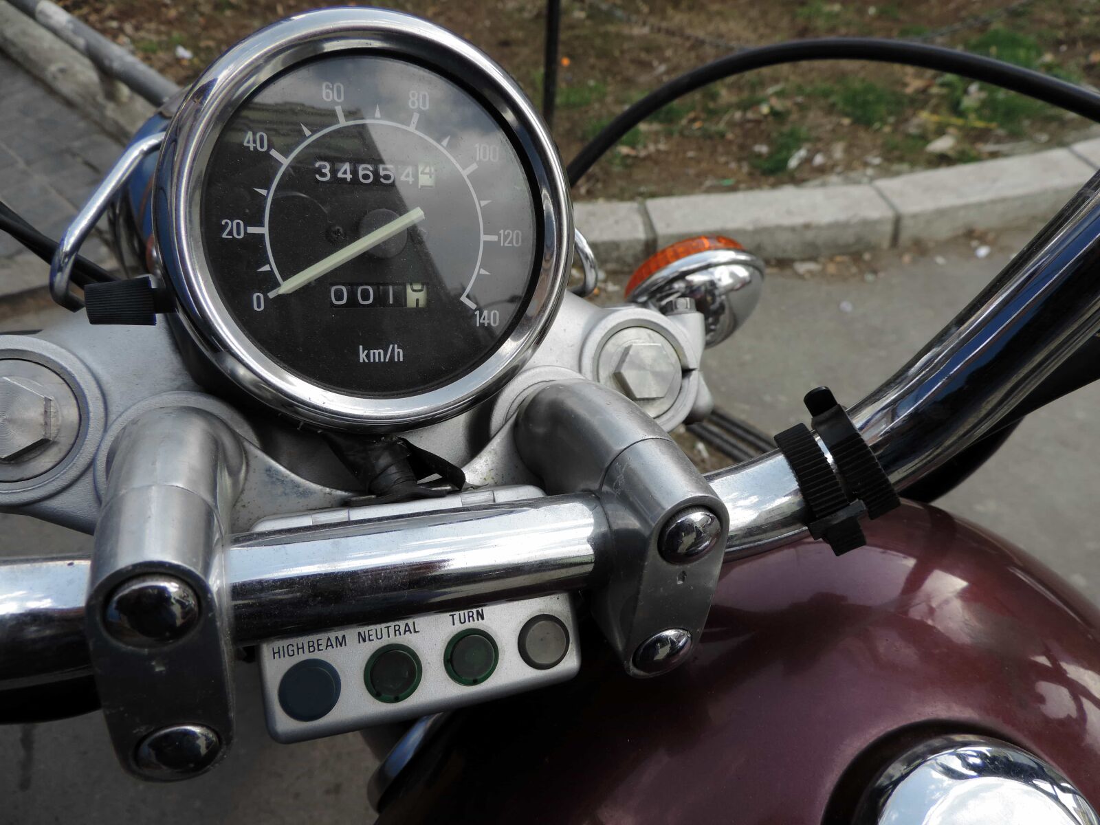 Nikon Coolpix P520 sample photo. Dashboard, motorcycle, speedometer, vehicle photography