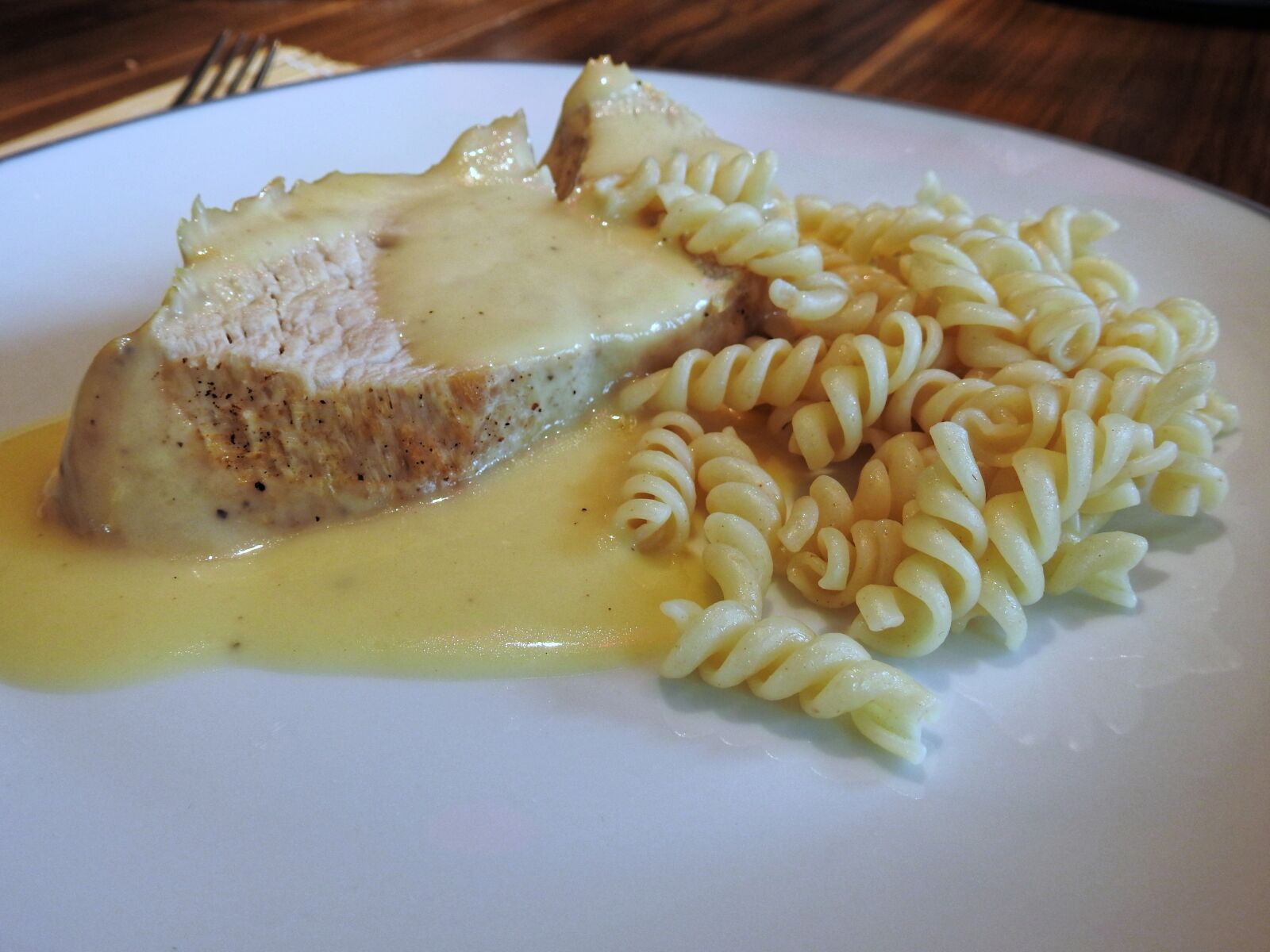 Nikon Coolpix P900 sample photo. Noodles, spiral pasta, pasta photography