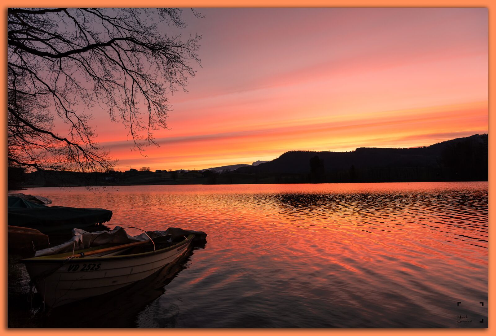 Nikon D810 sample photo. Lac, sunset, lumière photography