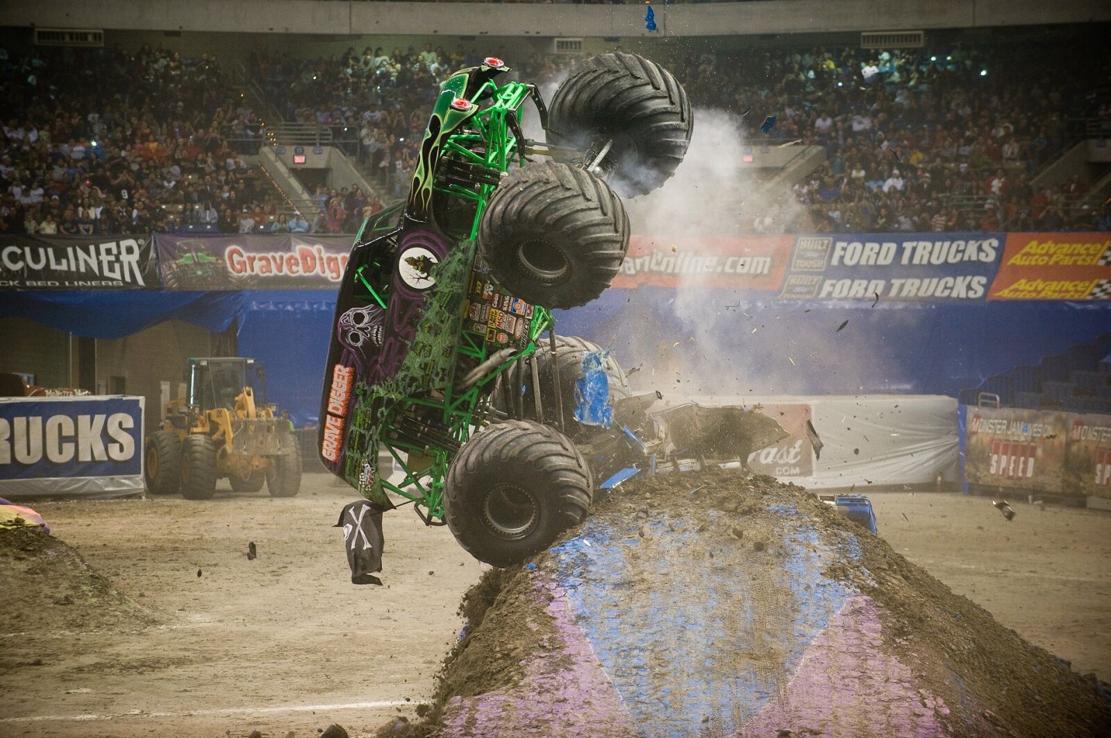 Nikon D3 sample photo. Grave digger, monster truck photography