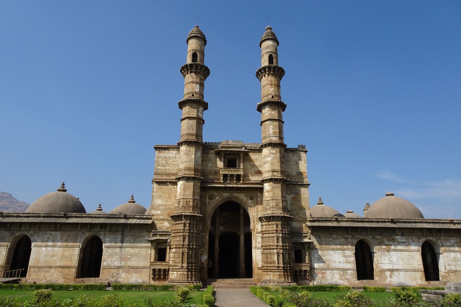 Sony Cyber-shot DSC-HX90V sample photo. Jama masjid, champaner-pavagadh, archaeological photography