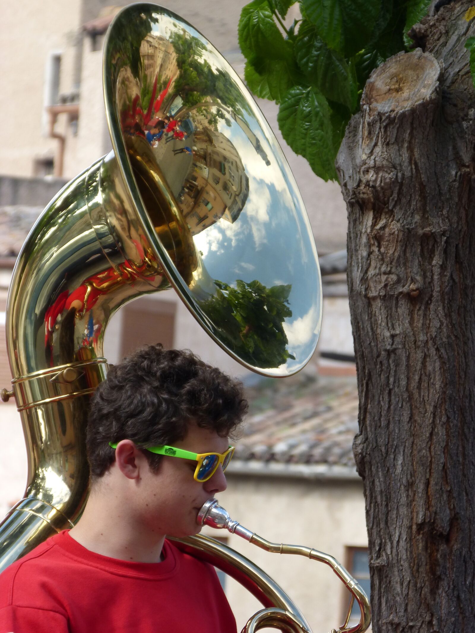 Panasonic DMC-FZ62 sample photo. Helicon, wind instrument, charanga photography