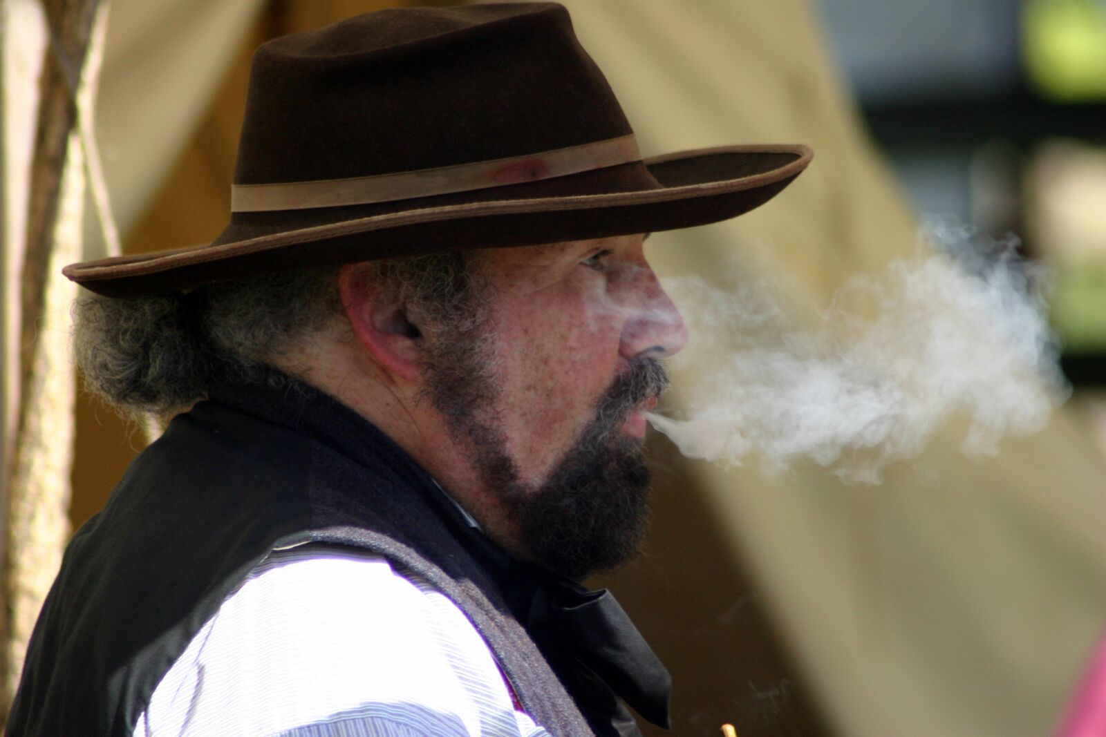 Canon EOS 300D (EOS Digital Rebel / EOS Kiss Digital) sample photo. Lid, cowboy, man photography