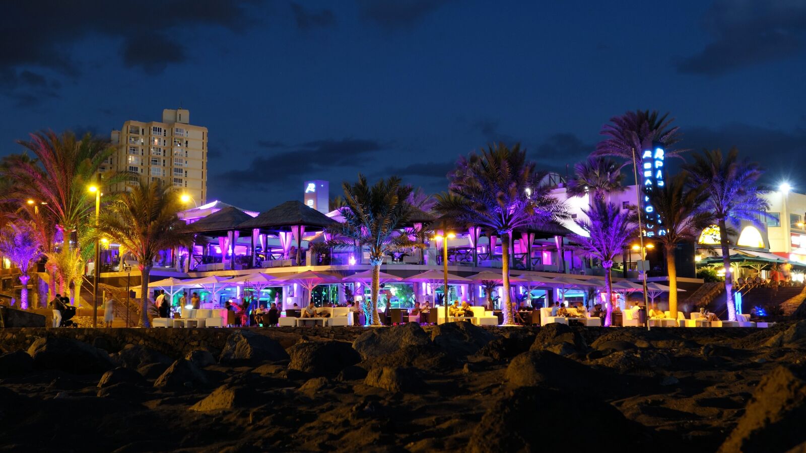 Sony Cyber-shot DSC-RX100 II sample photo. Beach bar, tenerife, miami photography