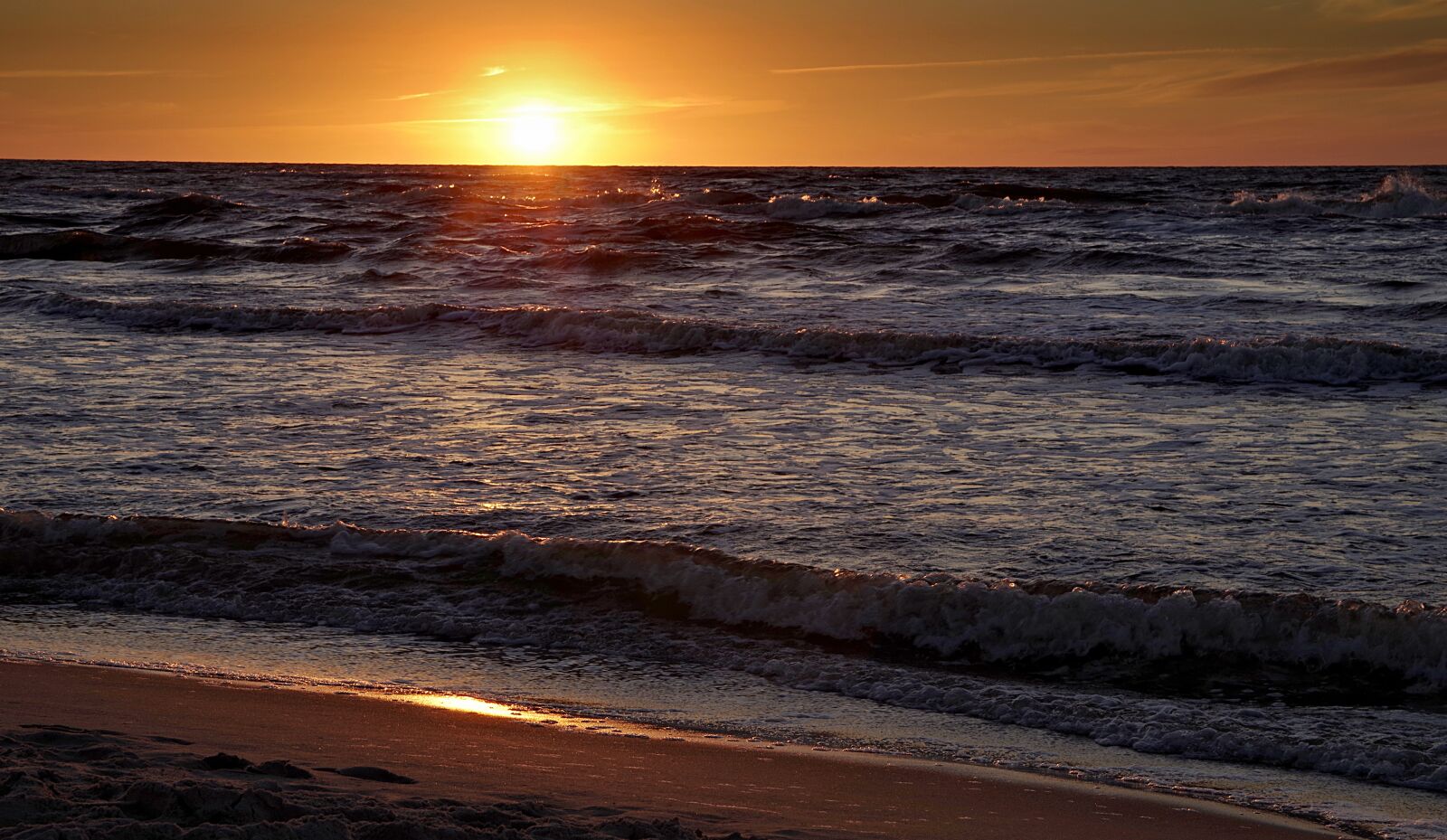 Pentax K-S2 sample photo. Sunset, sea, beach photography