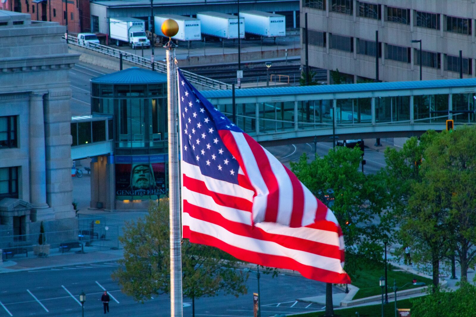 Canon EF75-300mm f/4-5.6 sample photo. Flag, usa, patriotic photography