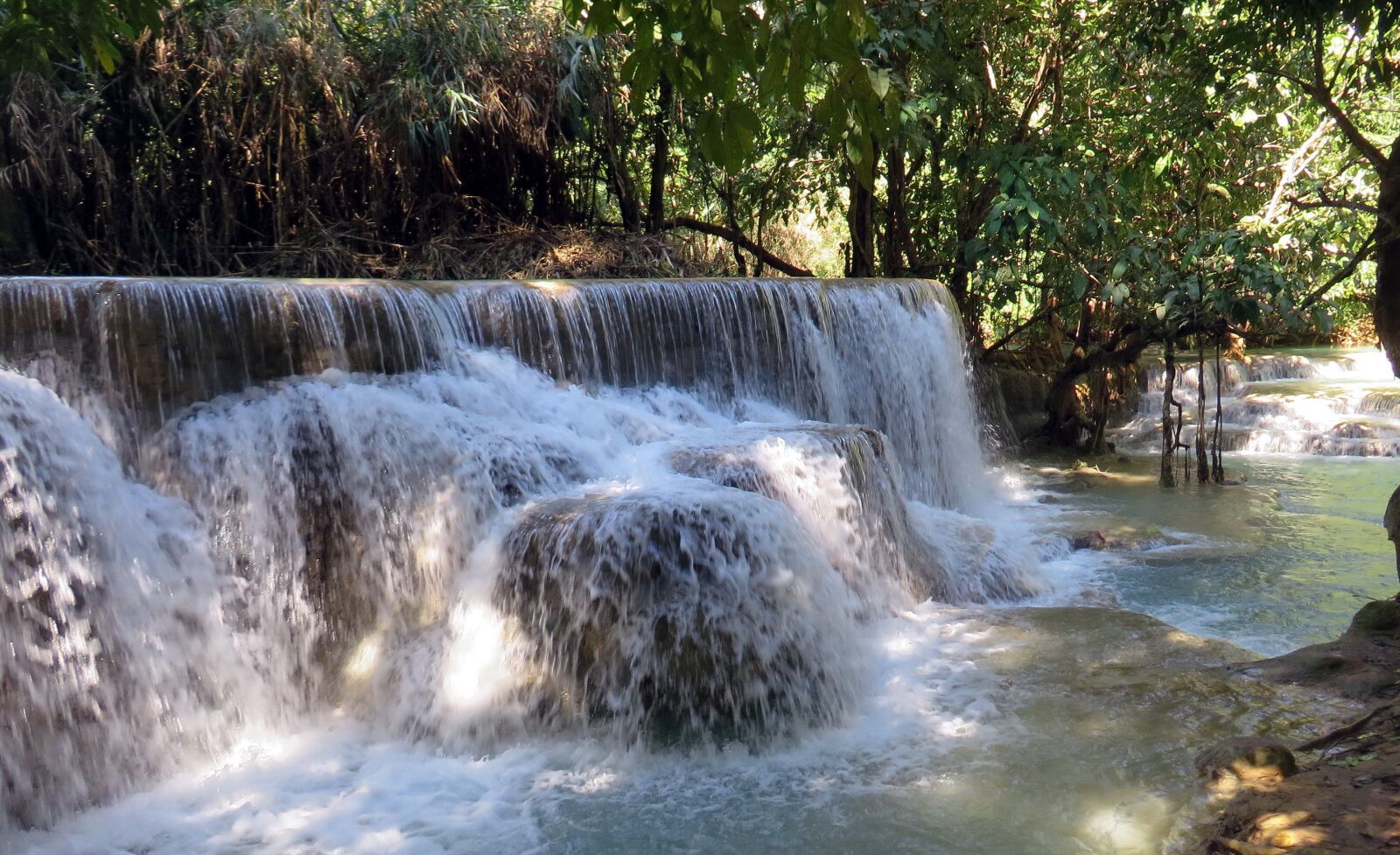 Canon PowerShot SX270 HS sample photo. Laos, kuang-if, cascades photography