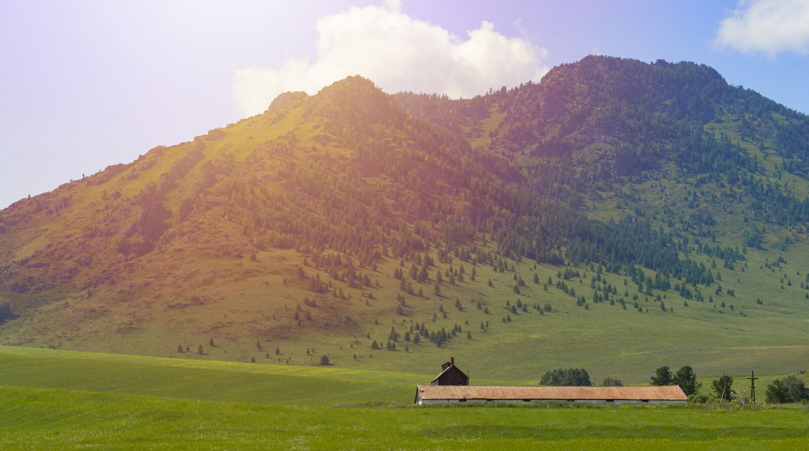 Canon EOS 600D (Rebel EOS T3i / EOS Kiss X5) sample photo. Summer, mountains, farm photography