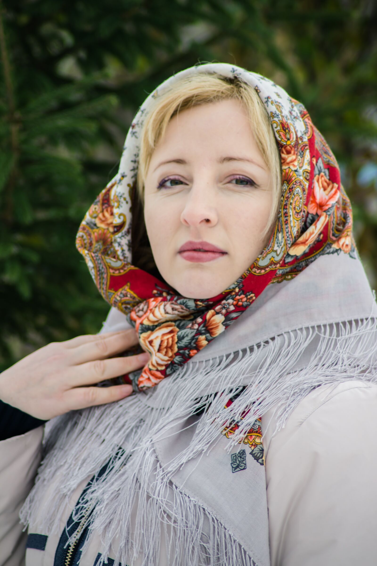 Canon EOS 60D sample photo. Scarf, portrait, people photography
