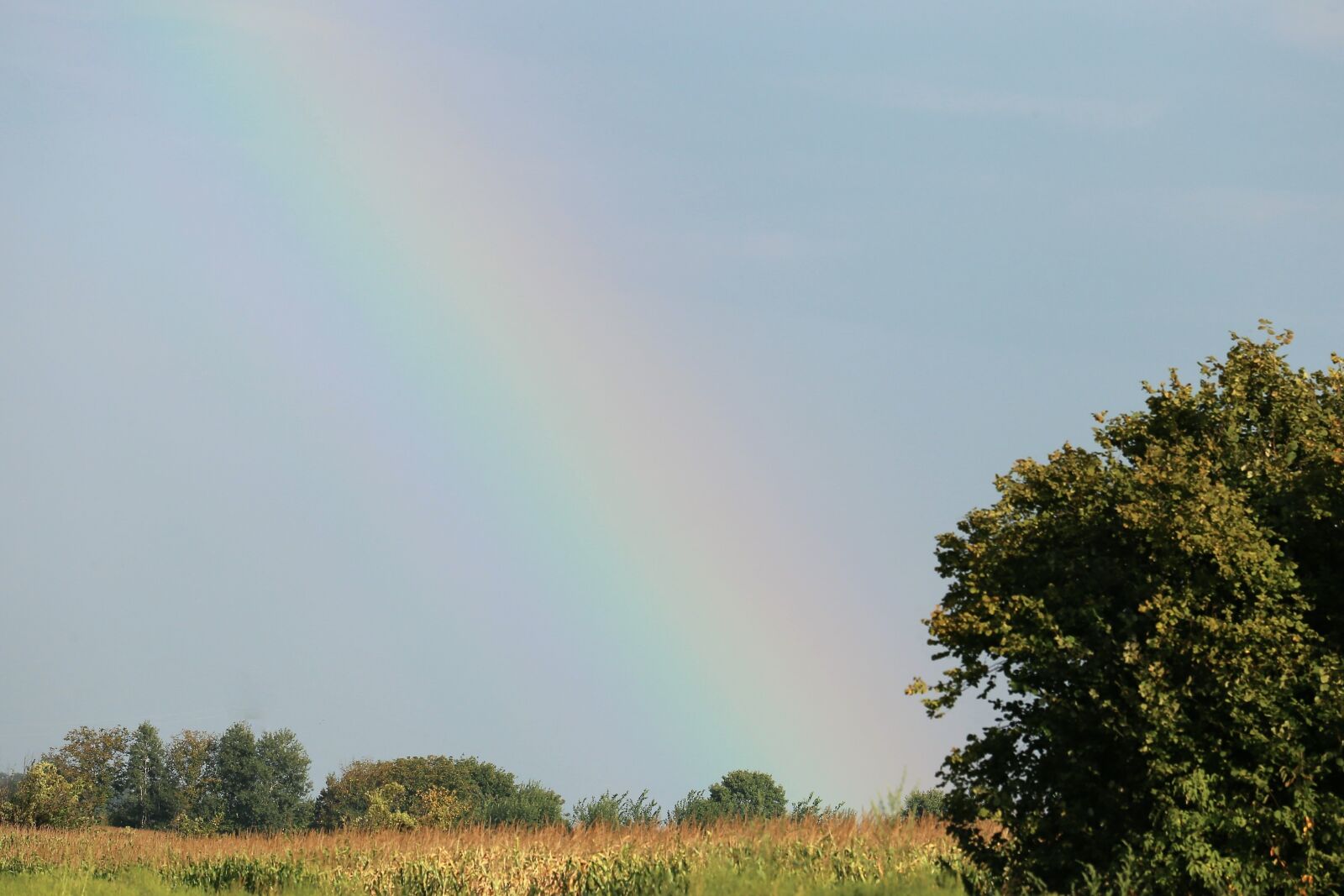 Canon EF 70-300 F4-5.6 IS II USM sample photo. Rainbow, sky, nature photography