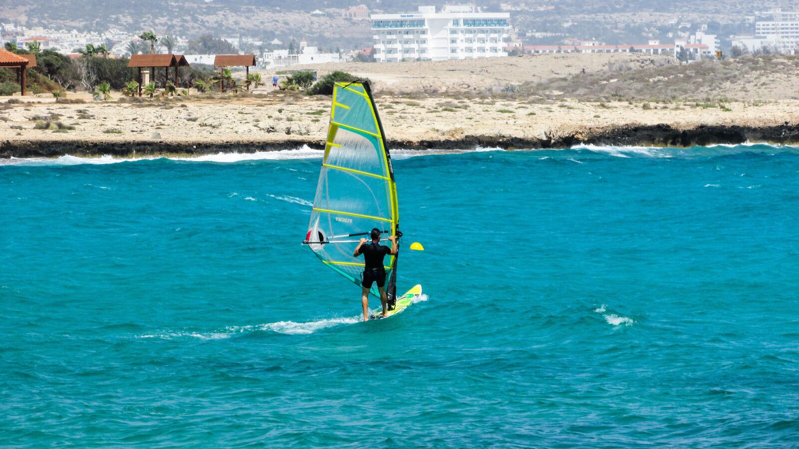 Canon PowerShot SX400 IS sample photo. Windsurfing, sport, sea photography