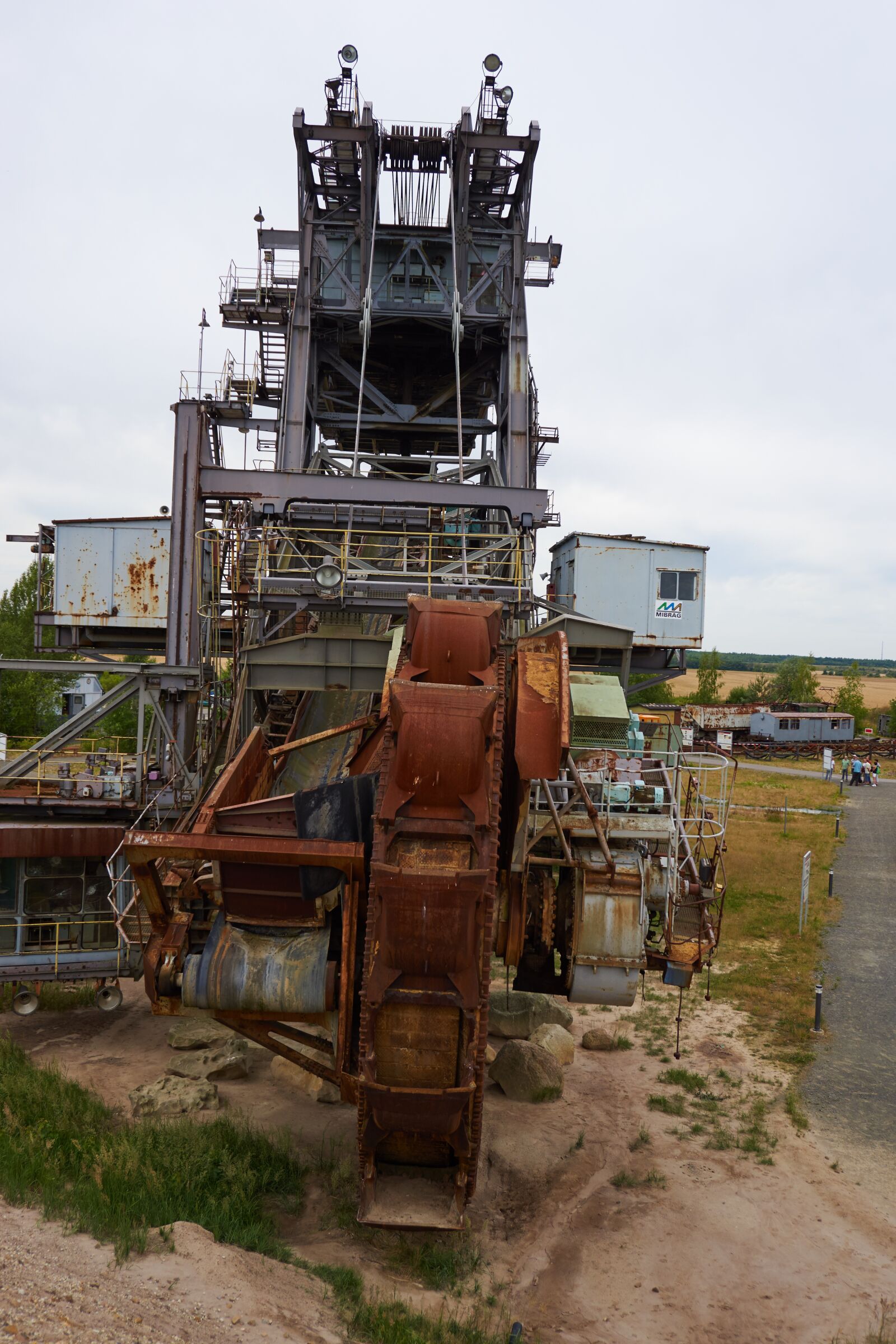 Sony a6000 sample photo. Open pit mining, brown photography
