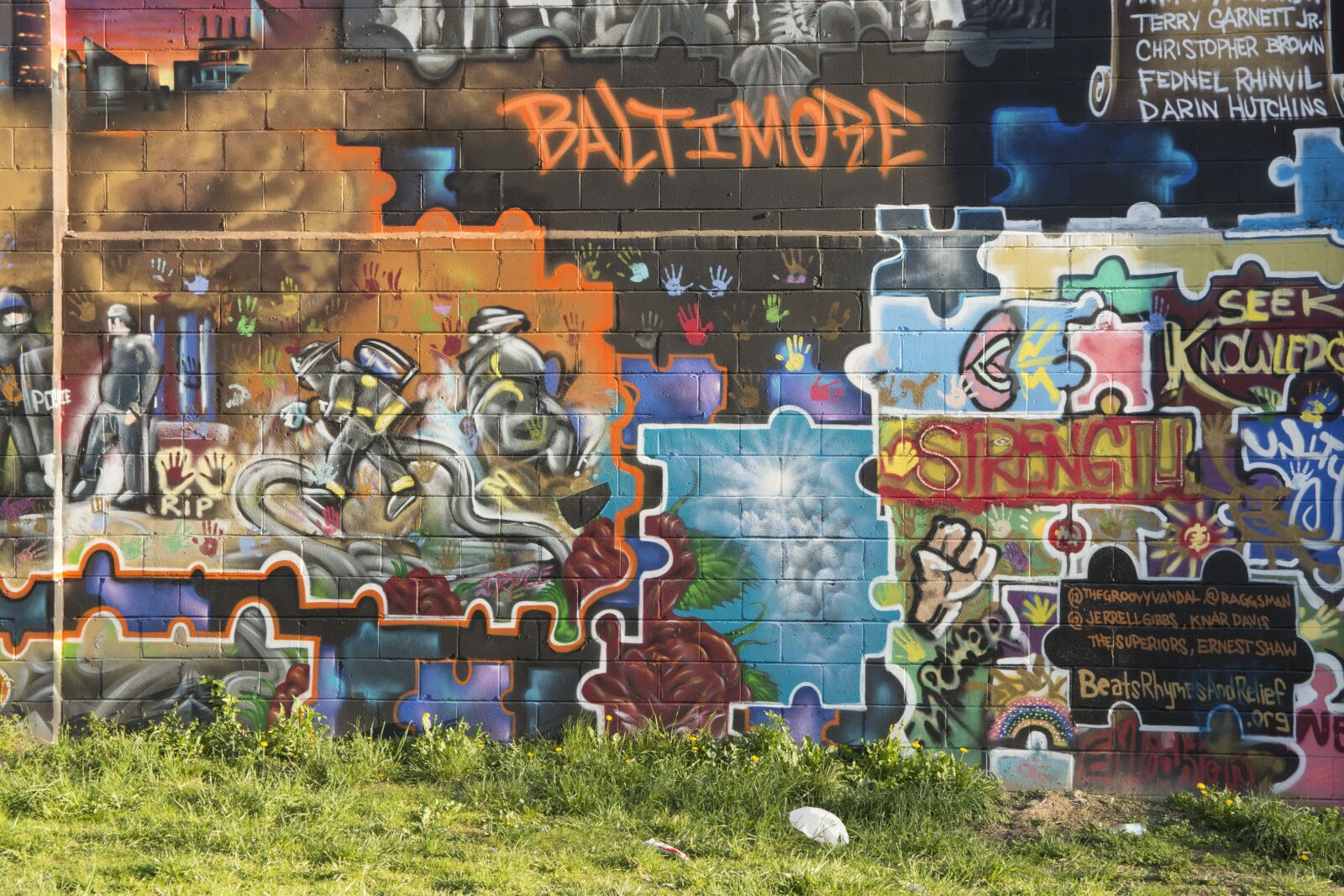 Nikon D7200 sample photo. Mural, baltimore, street photography