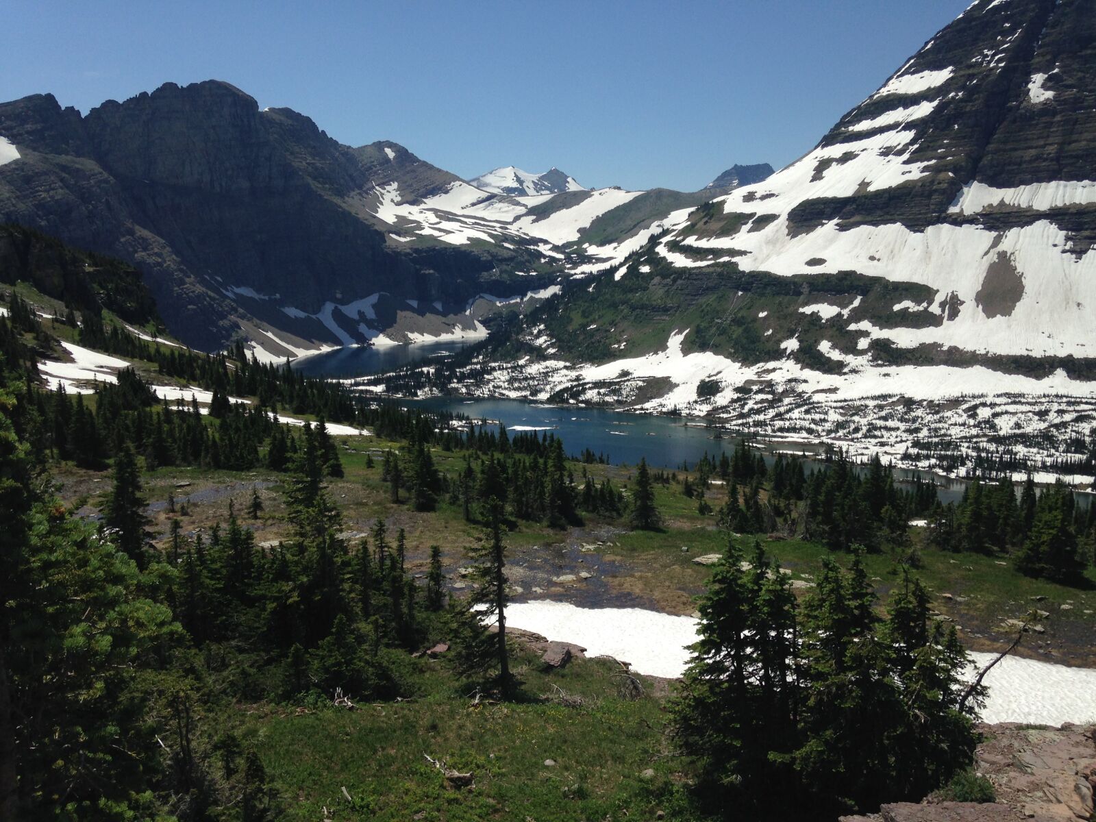 iPhone 5c back camera 4.12mm f/2.4 sample photo. Mountain, lake, nature photography