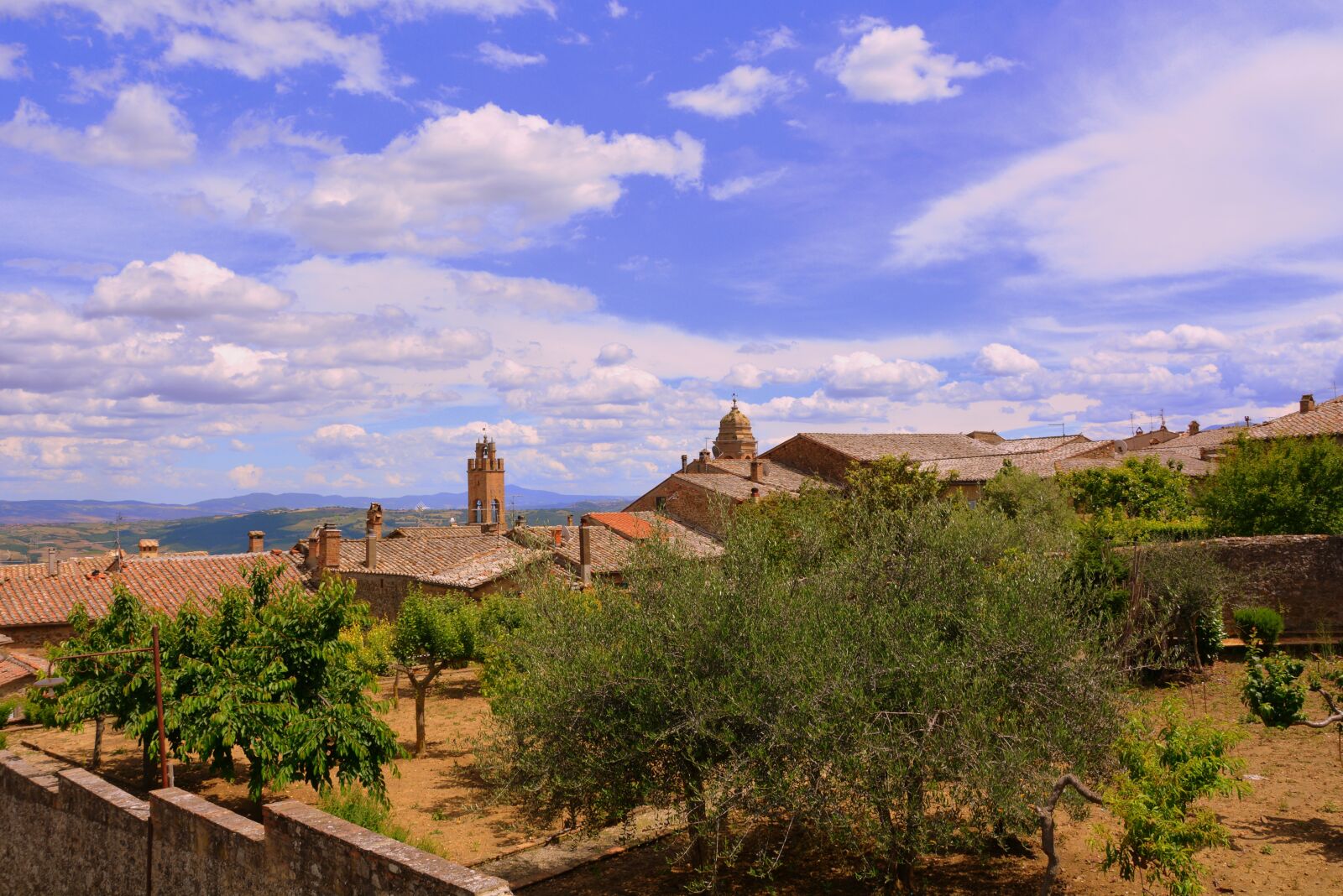 Nikon D7100 sample photo. Landscape, montalcino, trees photography