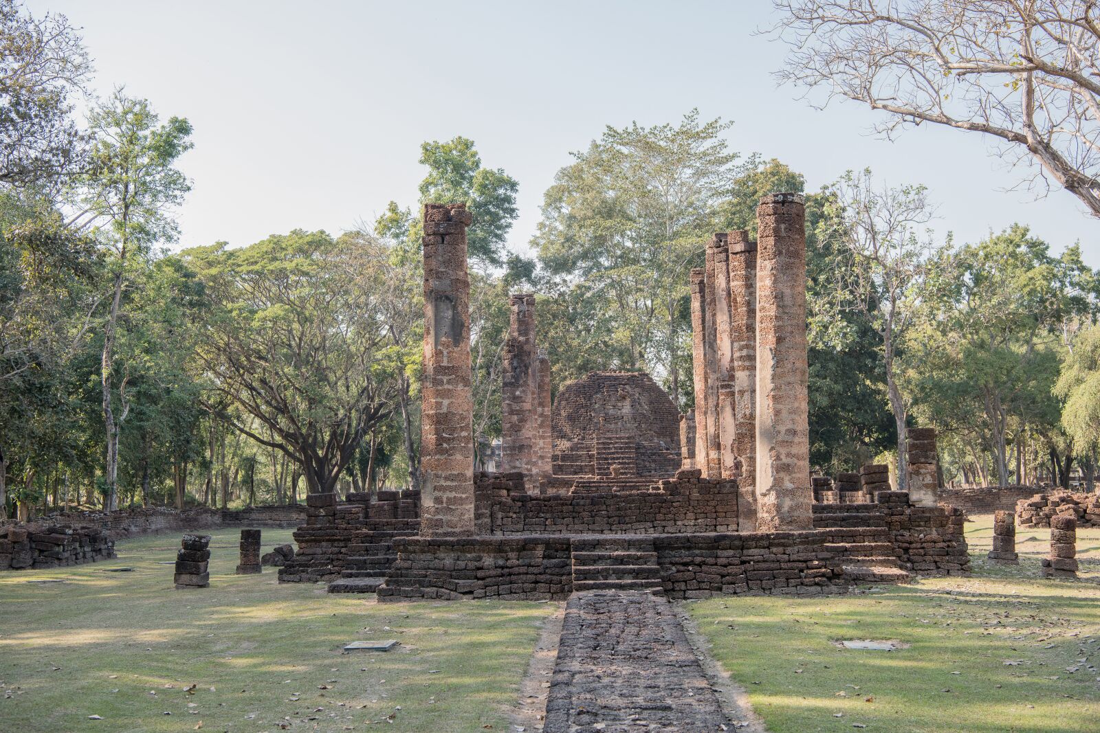 Nikon D850 sample photo. Thailand, sukhothai, historical park photography