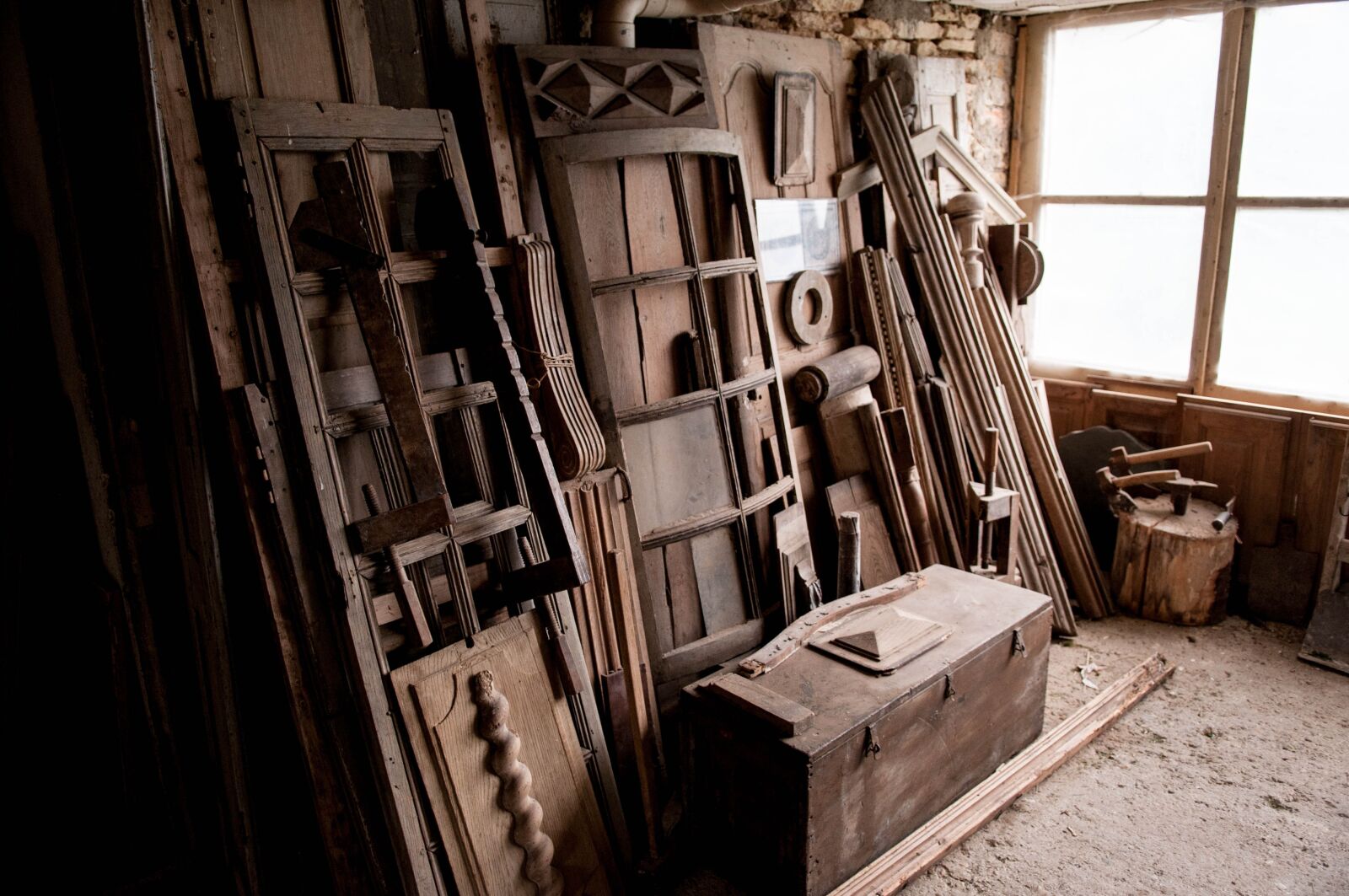 Nikon D300 sample photo. Workshop, wood, carpentry photography