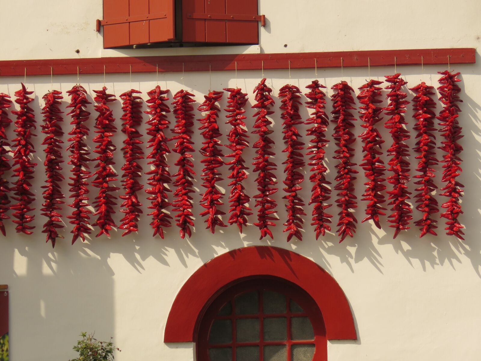 Canon PowerShot SX60 HS sample photo. House, chili pepper, espelette photography