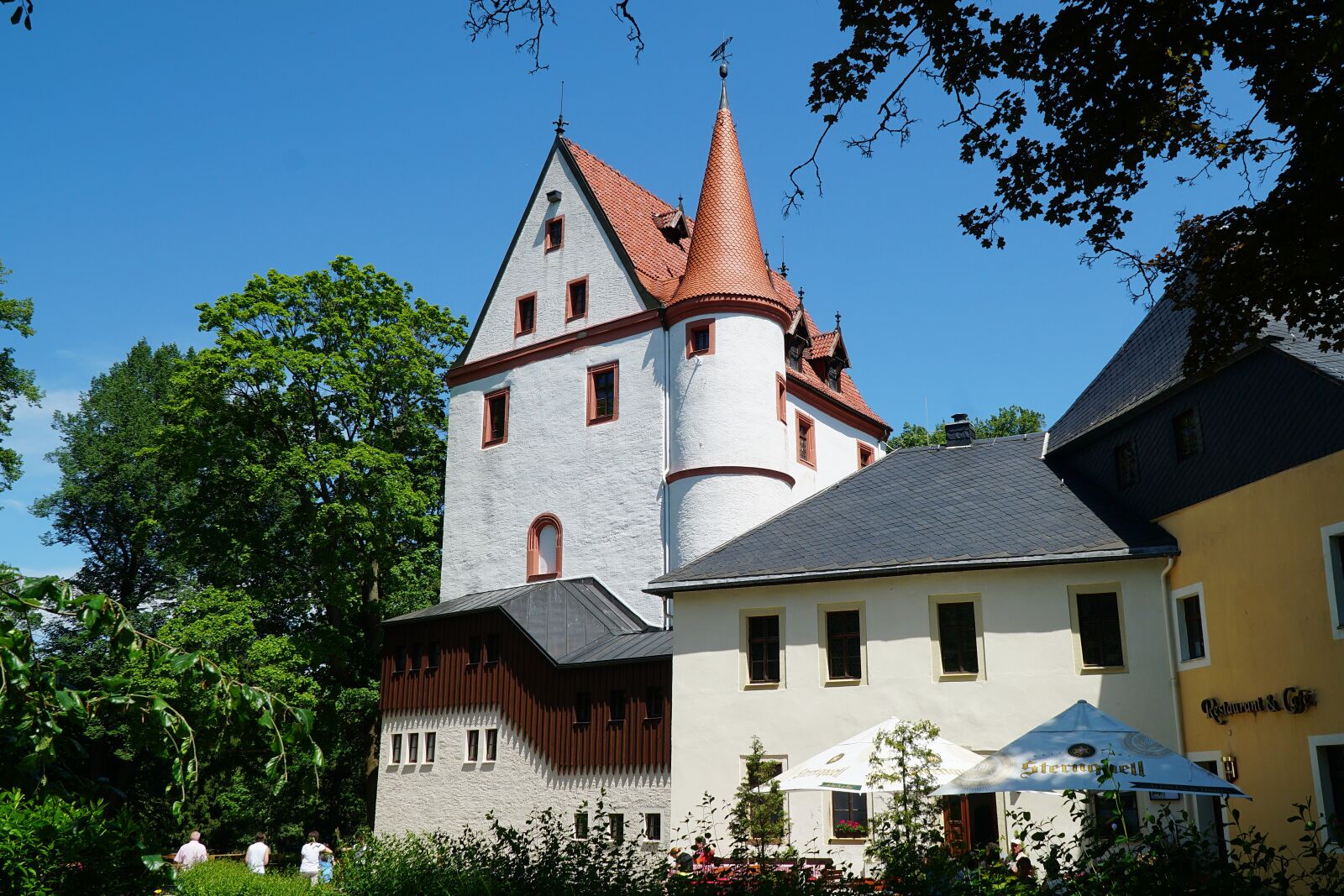Sony a6300 + Sony E PZ 18-105mm F4 G OSS sample photo. Schlettau, castle, ore mountains photography