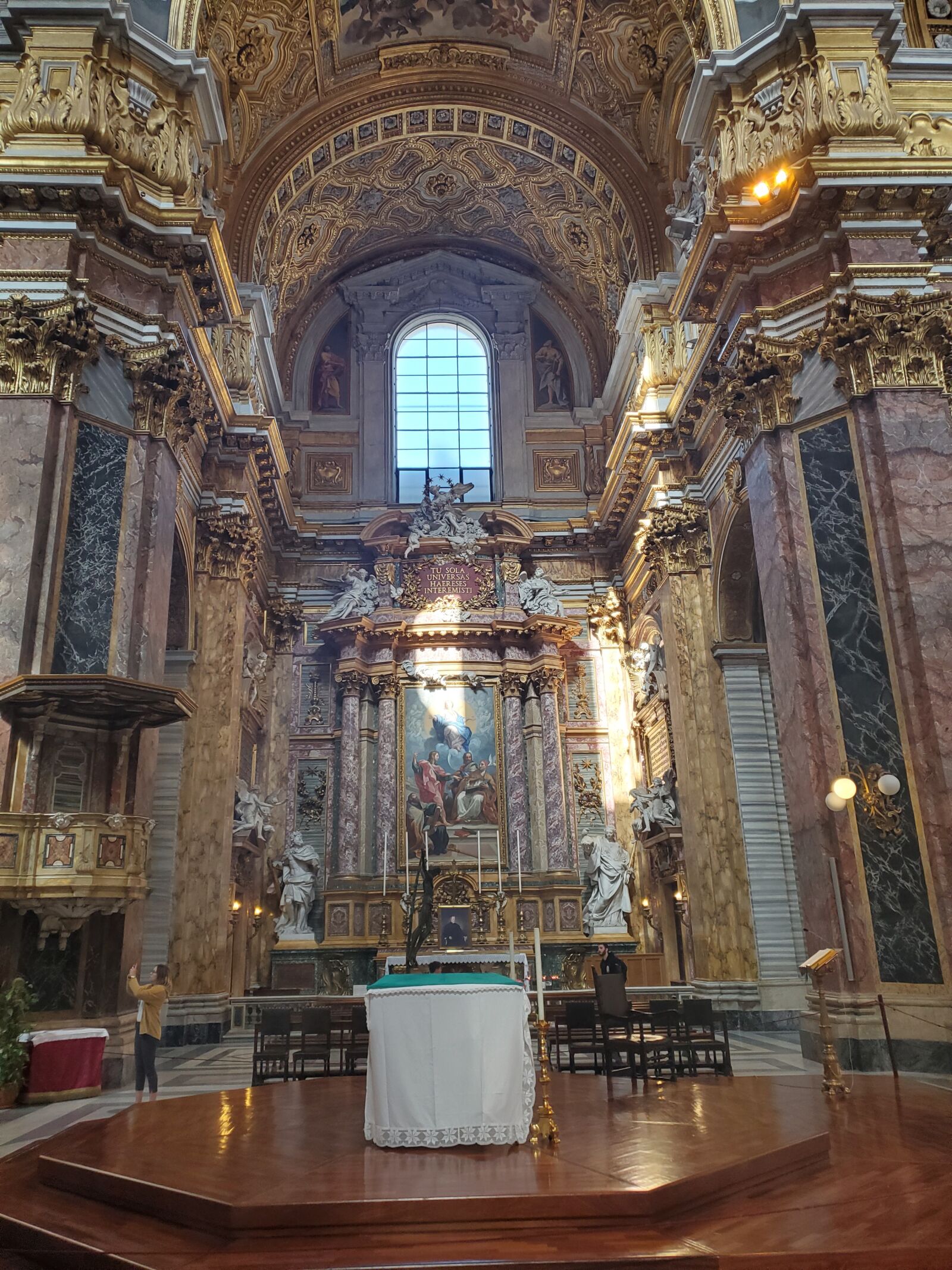 Samsung Galaxy S10+ sample photo. Rome, italy, church photography