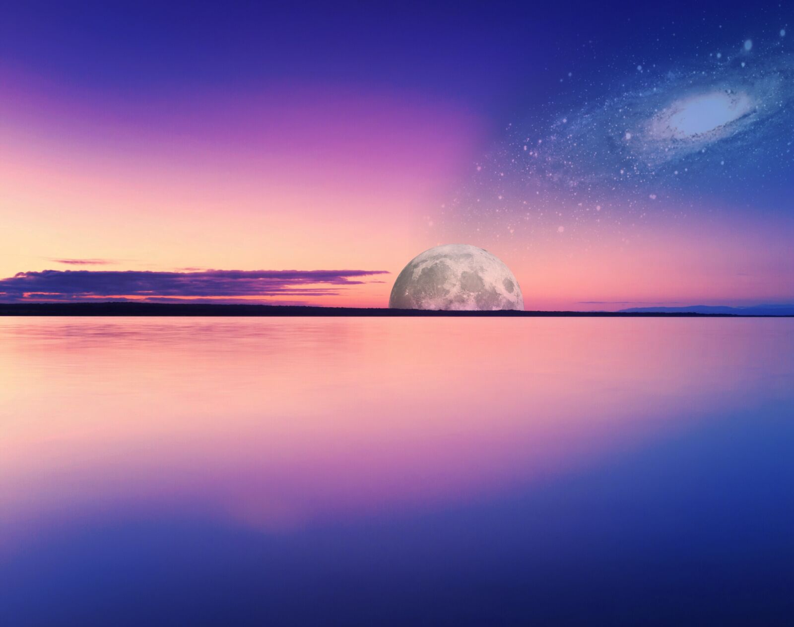 Canon EOS 7D sample photo. Ocean, galaxy, space photography