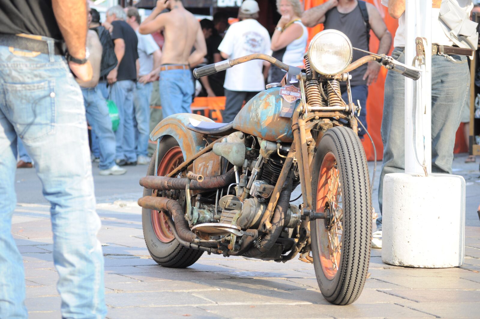 Nikon D5000 sample photo. Harley davidson, moto, switzerland photography
