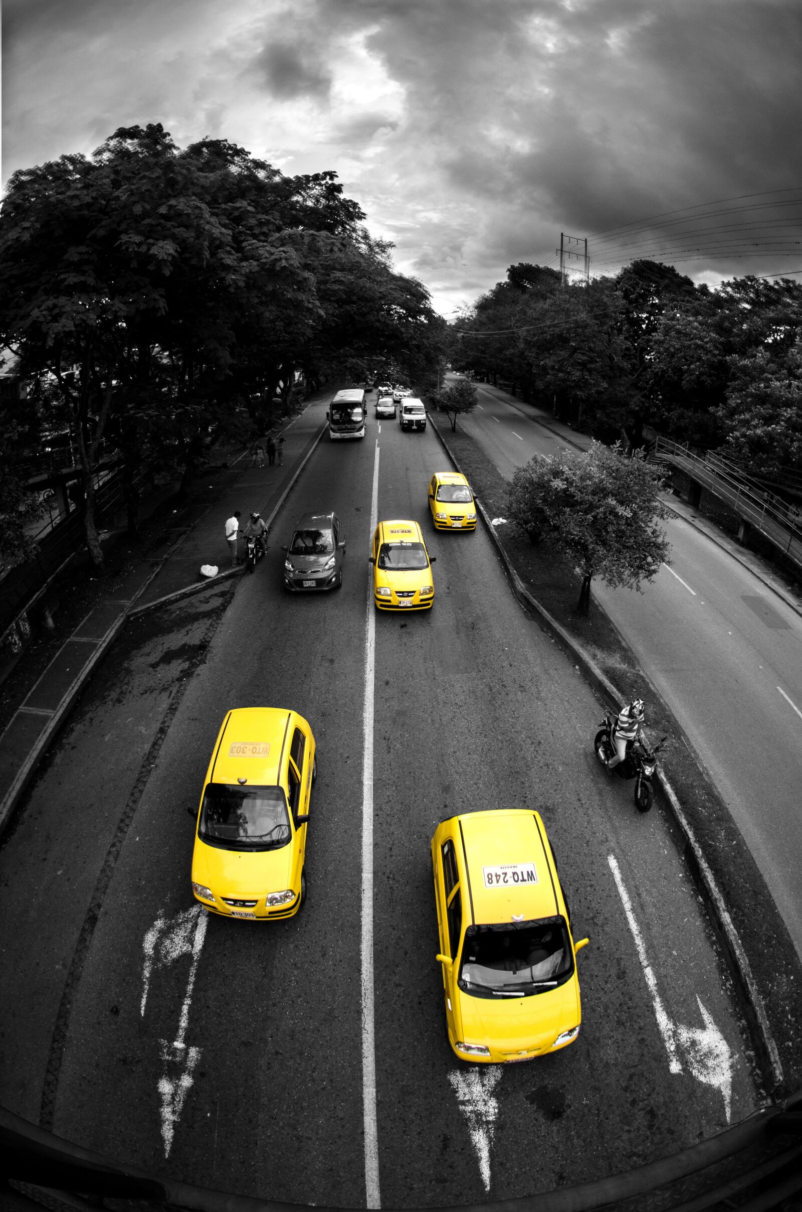 Nikon D5100 sample photo. Taxi, traffic, transport photography