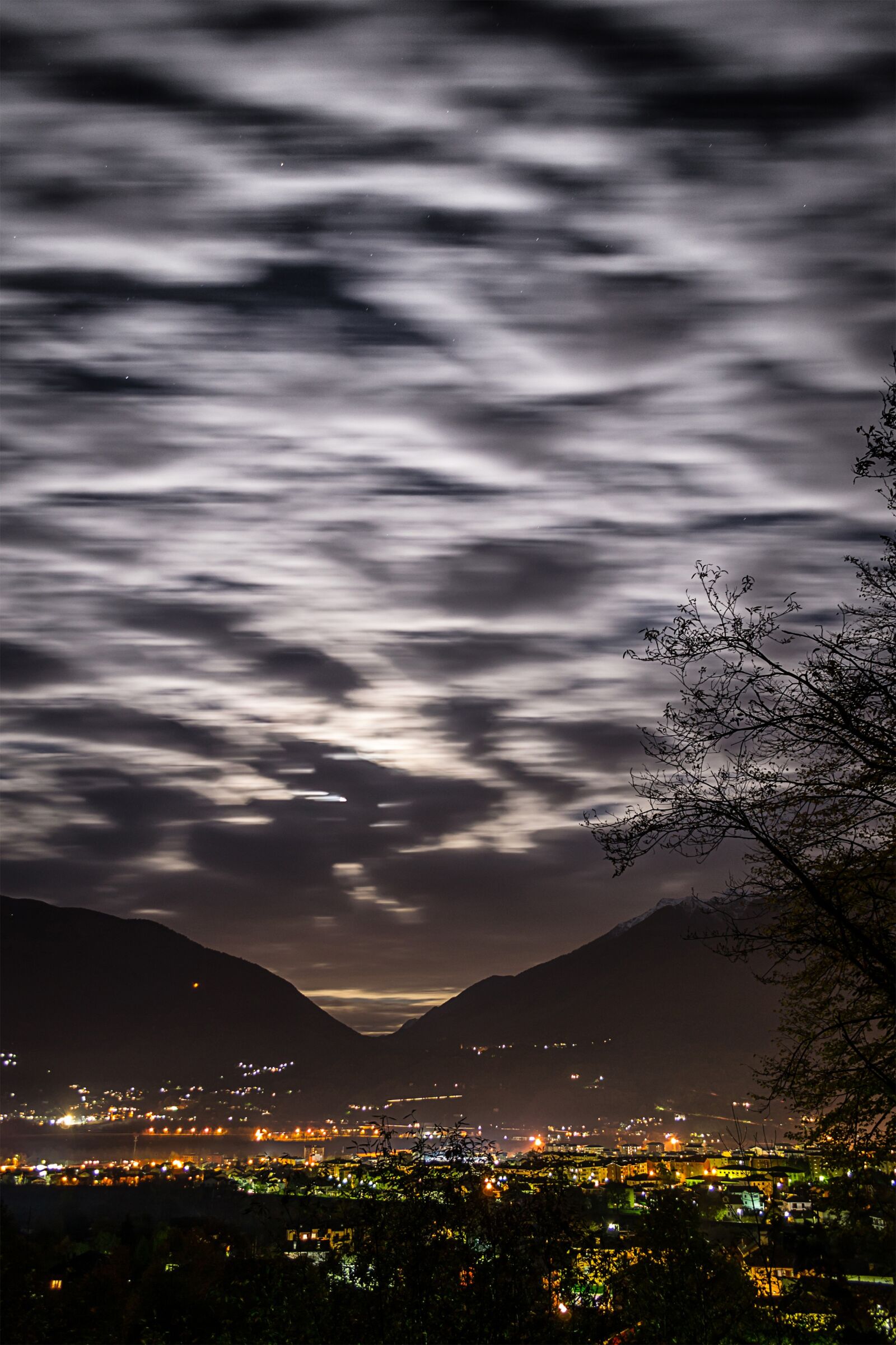 Nikon D3100 sample photo. Domodossola, city, night photography