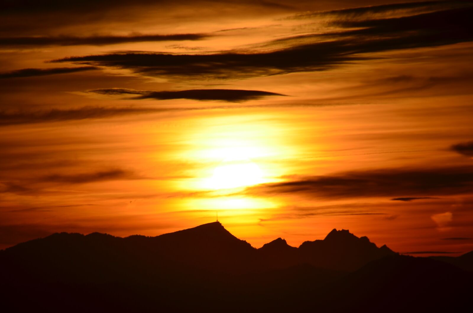 Nikon D5100 sample photo. Sun, sunset, abendstimmung photography