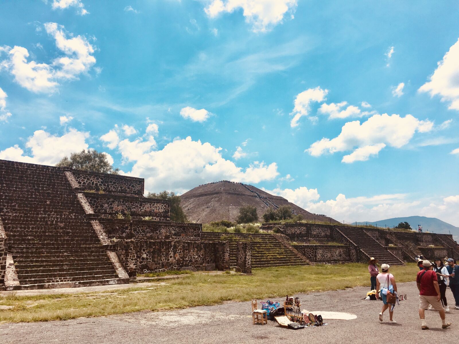 iPhone 6s Plus back camera 4.15mm f/2.2 sample photo. Teotihuacan, mexico, tourism photography