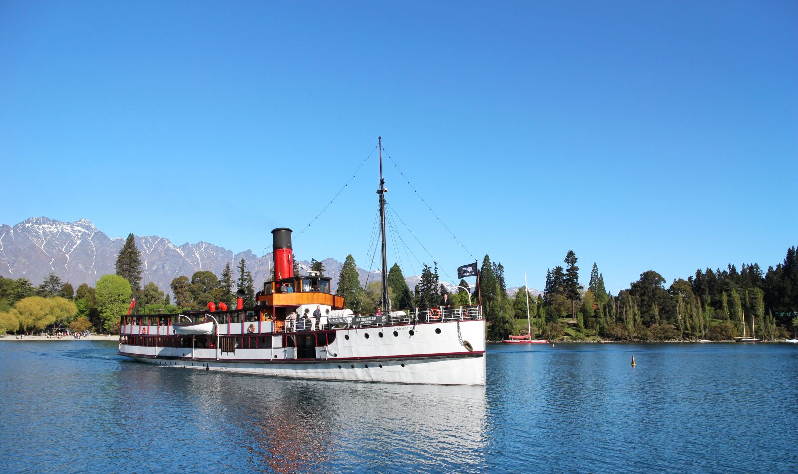 Canon EOS M2 sample photo. New zealand, lake, ship photography